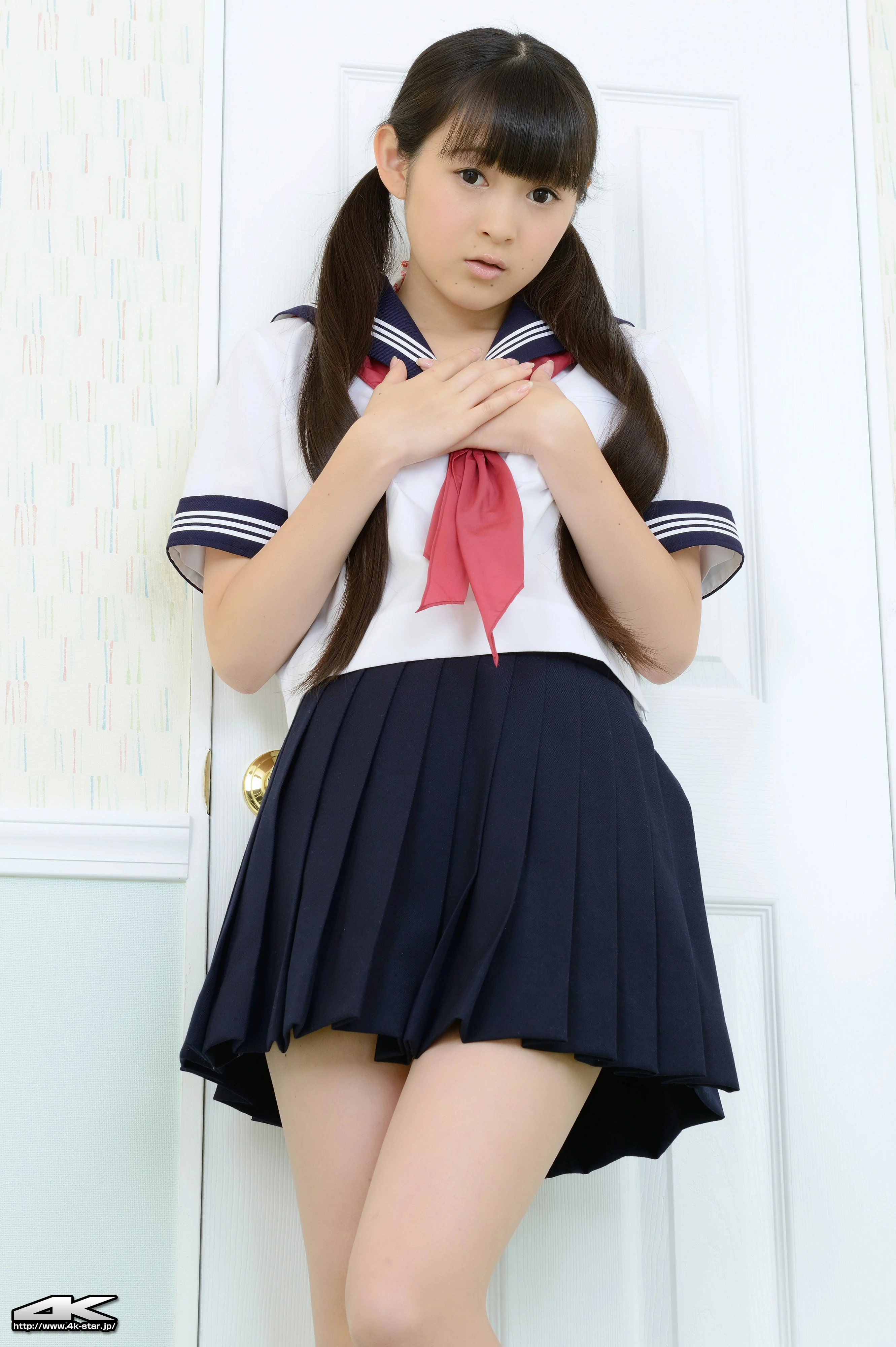 [4K-STAR套图]No.00235 日本高中女生 桃原里香(Rika Momohara)性感制服短裙加粉色内衣私房写真集,