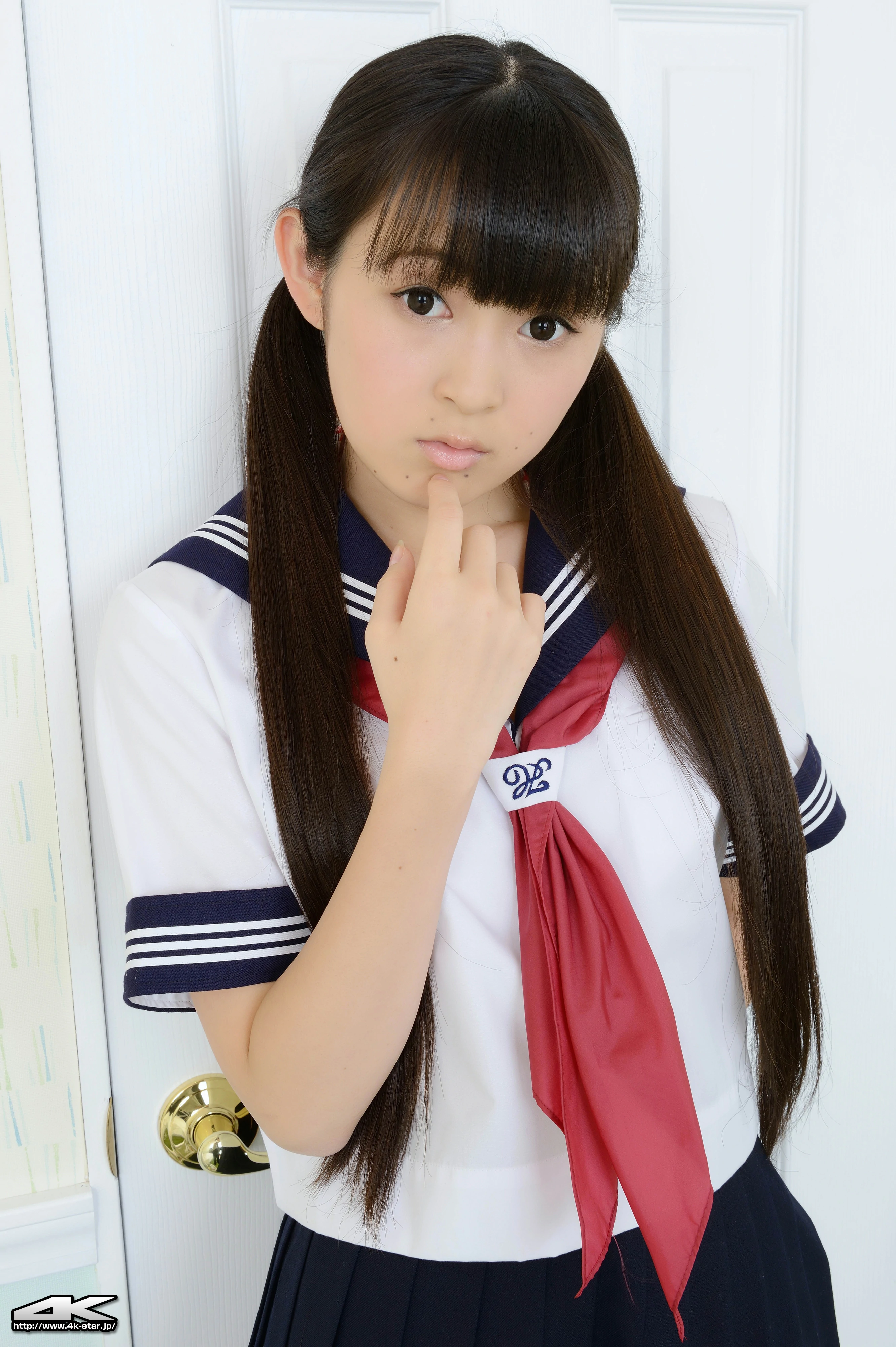 [4K-STAR套图]No.00235 日本高中女生 桃原里香(Rika Momohara)性感制服短裙加粉色内衣私房写真集,