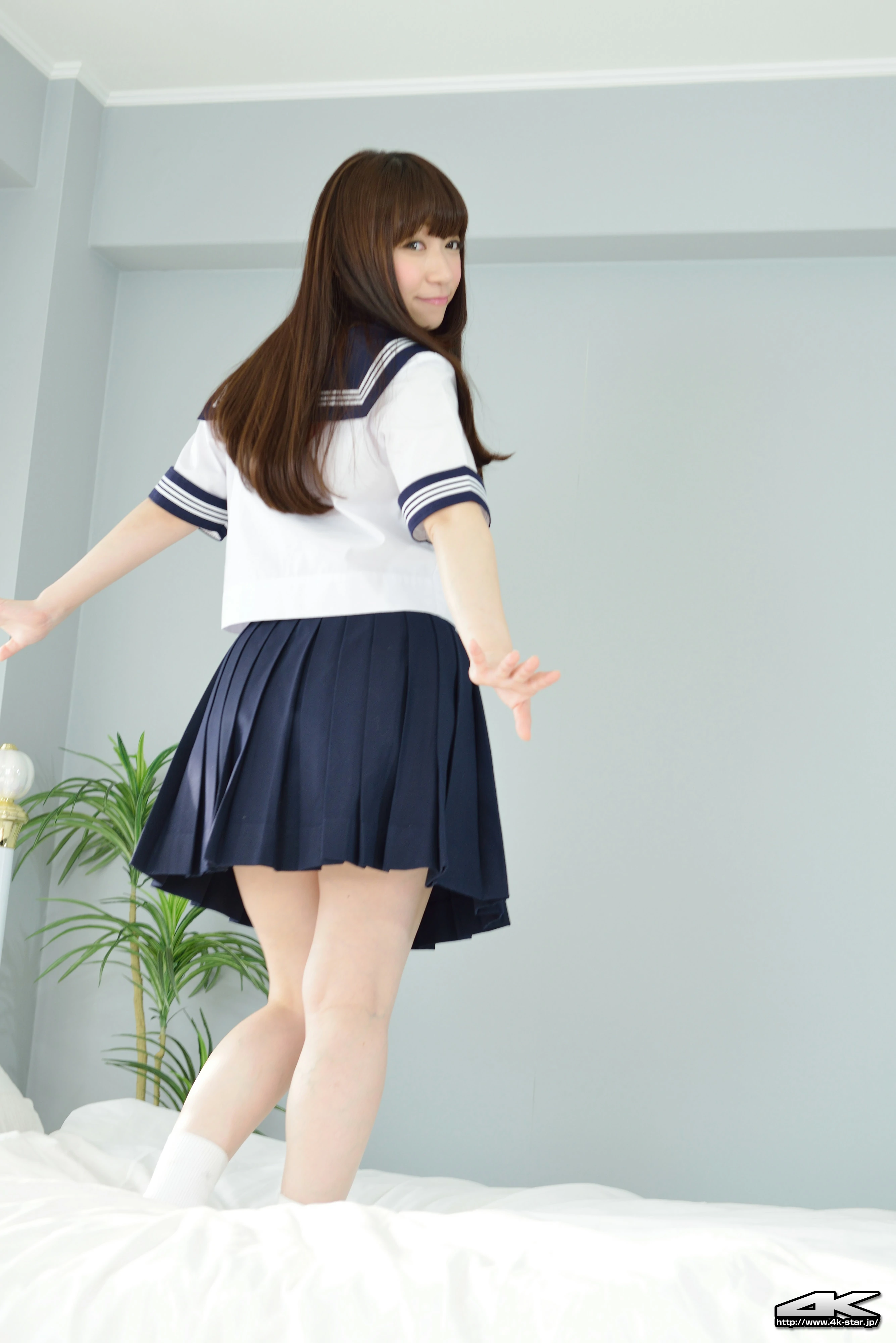 [4K-STAR套图]No.00292 月城右紗（つきしろうさ，Usa Tsukishiro）日本高中女生制服性感私房写真集,