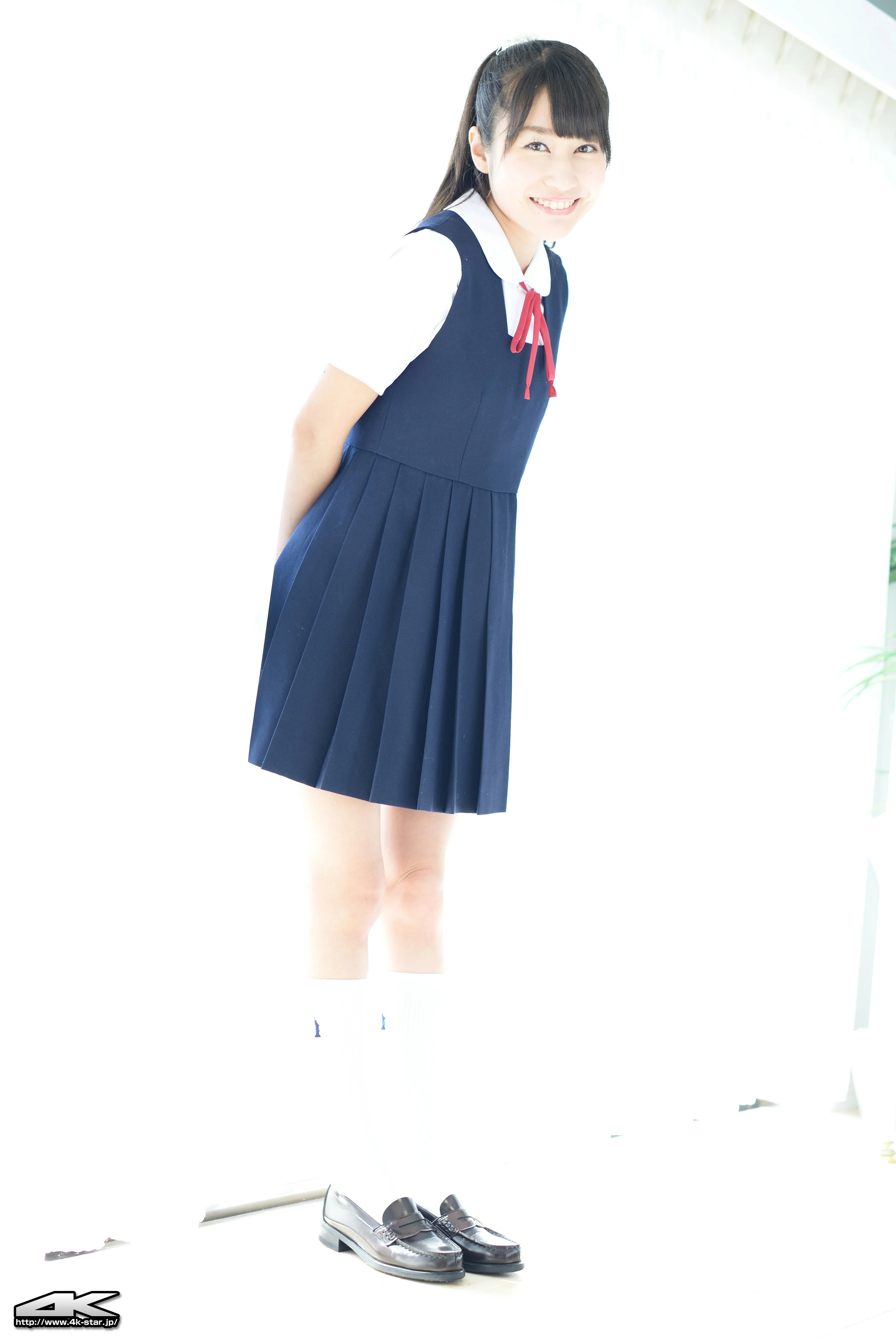 [4K-STAR套图]No.00310 川又静香(かわまた しずか，Shizuka Kawamata)日本高中女生制服加白色丝袜美腿性感私房写真集,