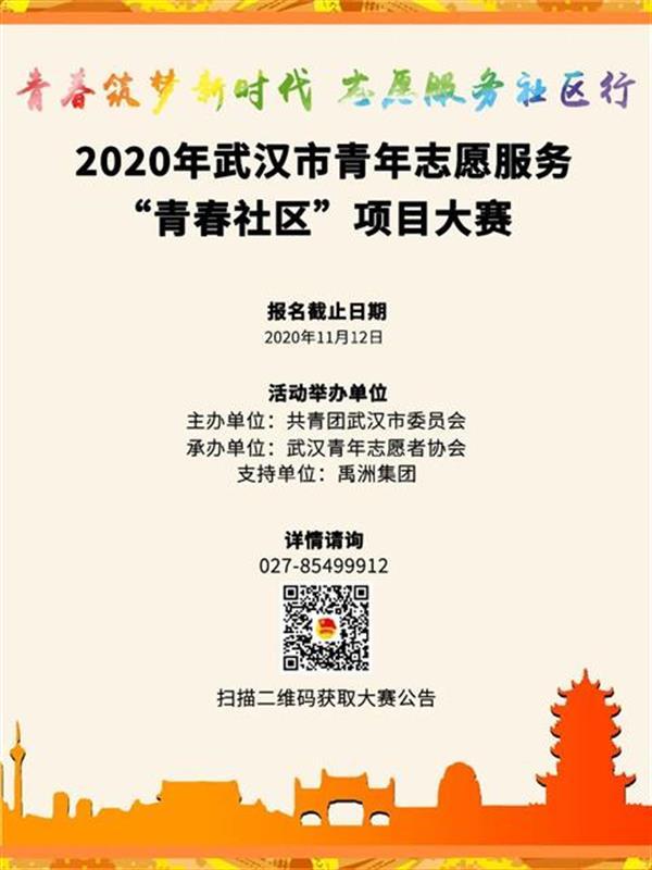 2020年武汉市青年志愿服务“青春社区”项目大赛启动