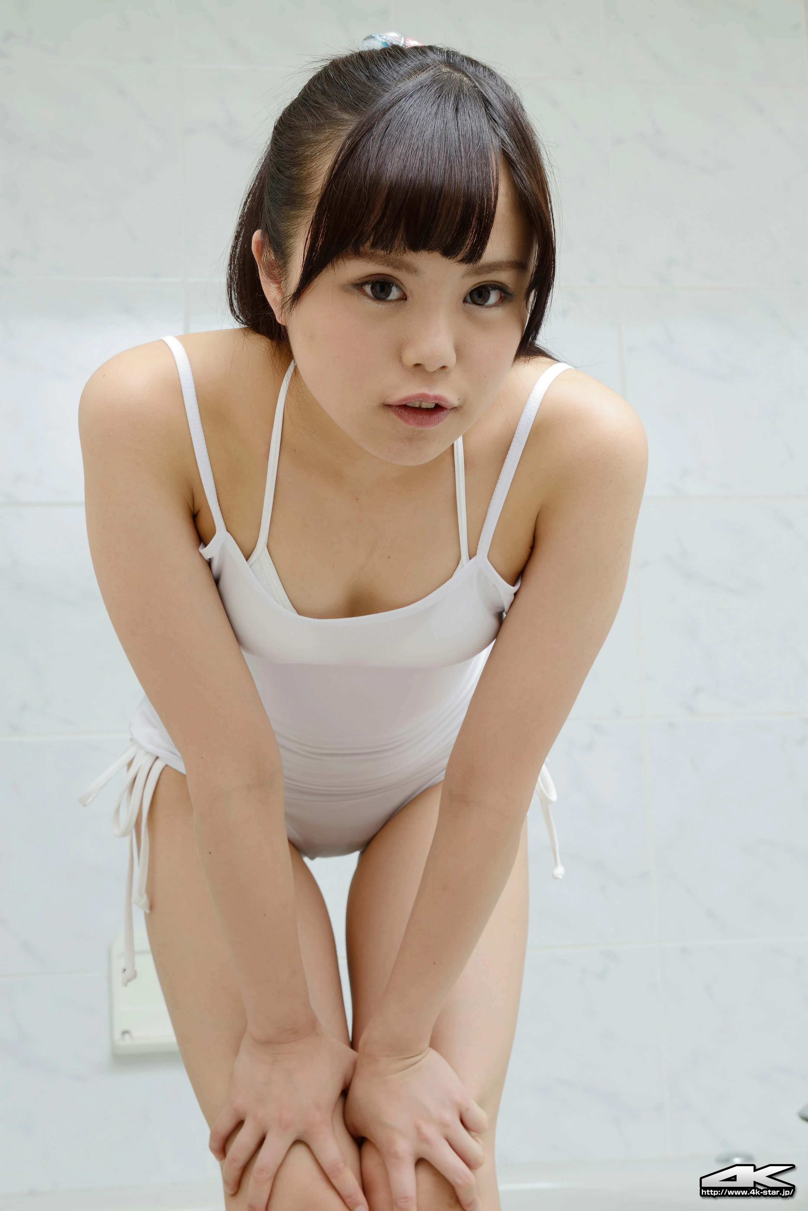 [4K-STAR套图]No.00320 童颜巨乳 宝田もえの Moeno Takarada 白色比基尼泳装性感私房写真集,