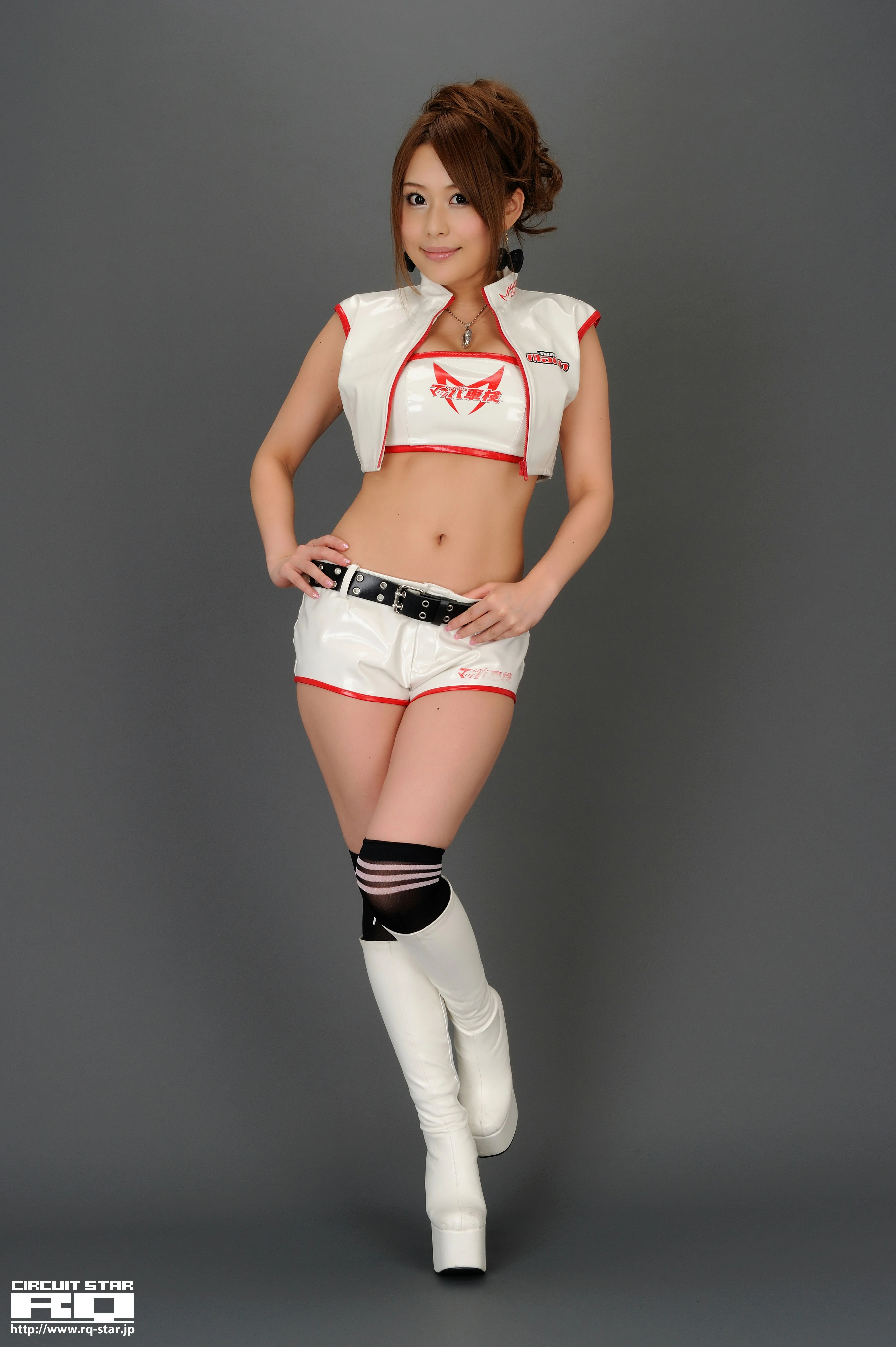 [RQ-STAR写真]NO.00370 浅野舞 Mai Asano 白色赛车女郎制服性感私房写真集,