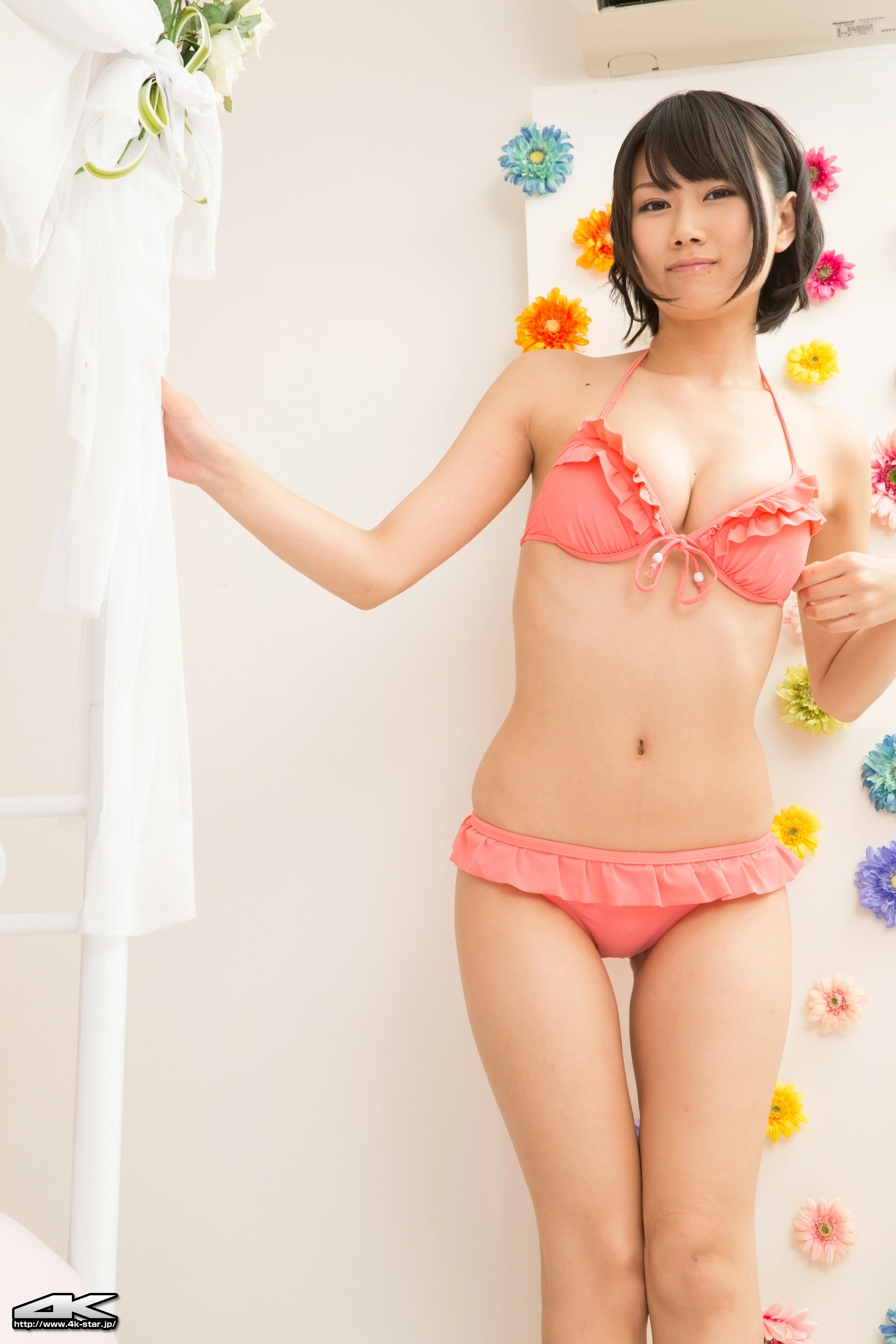 [4K-STAR套图]NO.00366 森まり Mari Mori 粉色比基尼泳装性感私房写真集,