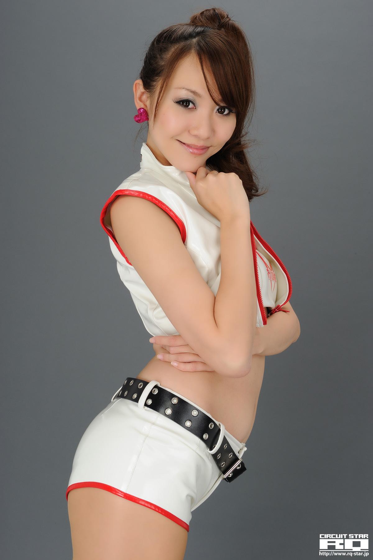 [RQ-STAR写真]NO.00439 植田早紀（うえだ さき，Saki Ueda）白色赛车女郎制服性感私房写真集,