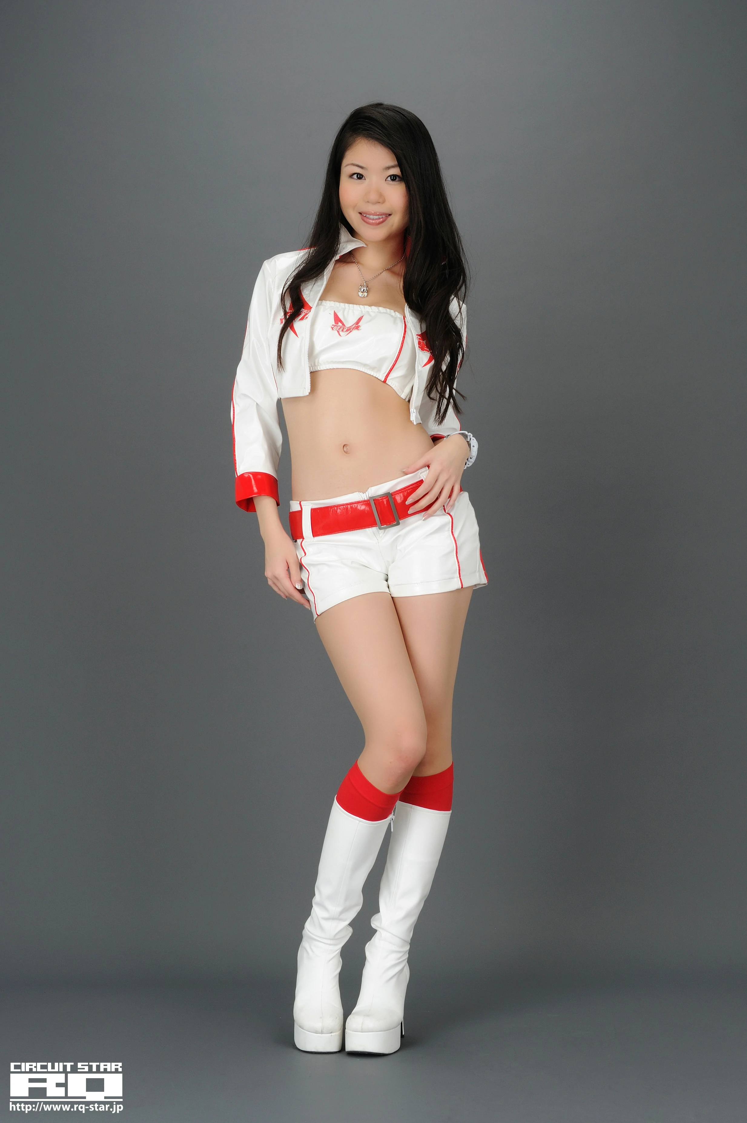 [RQ-STAR写真]NO.00441 池原冬実 Fuyumi Ikehara 白色赛车女郎制服性感私房写真集,