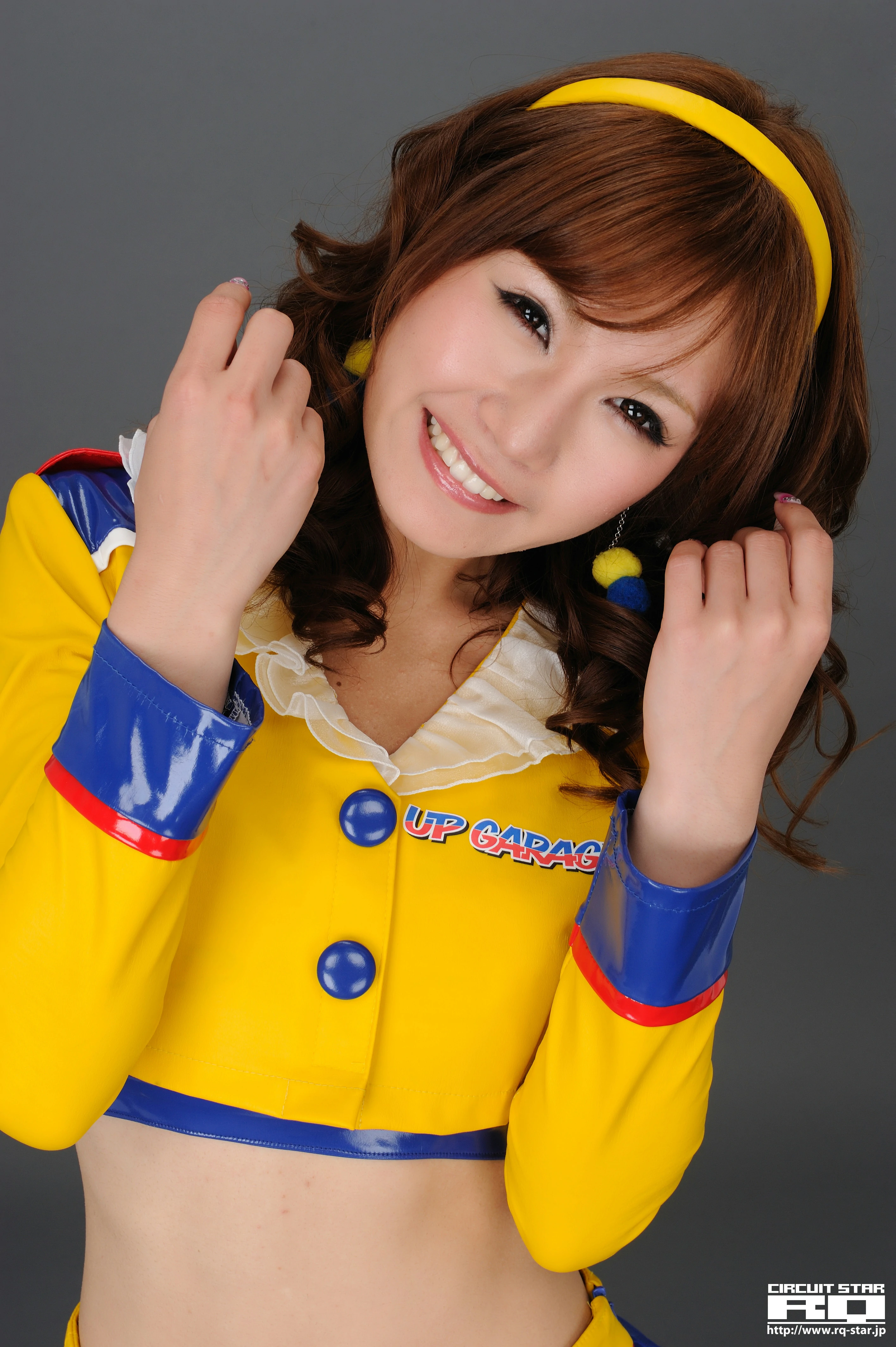 [RQ-STAR写真]NO.00513 熊乃爱（熊乃あい，Ai Kumano）黄色赛车女郎制服性感私房写真集,