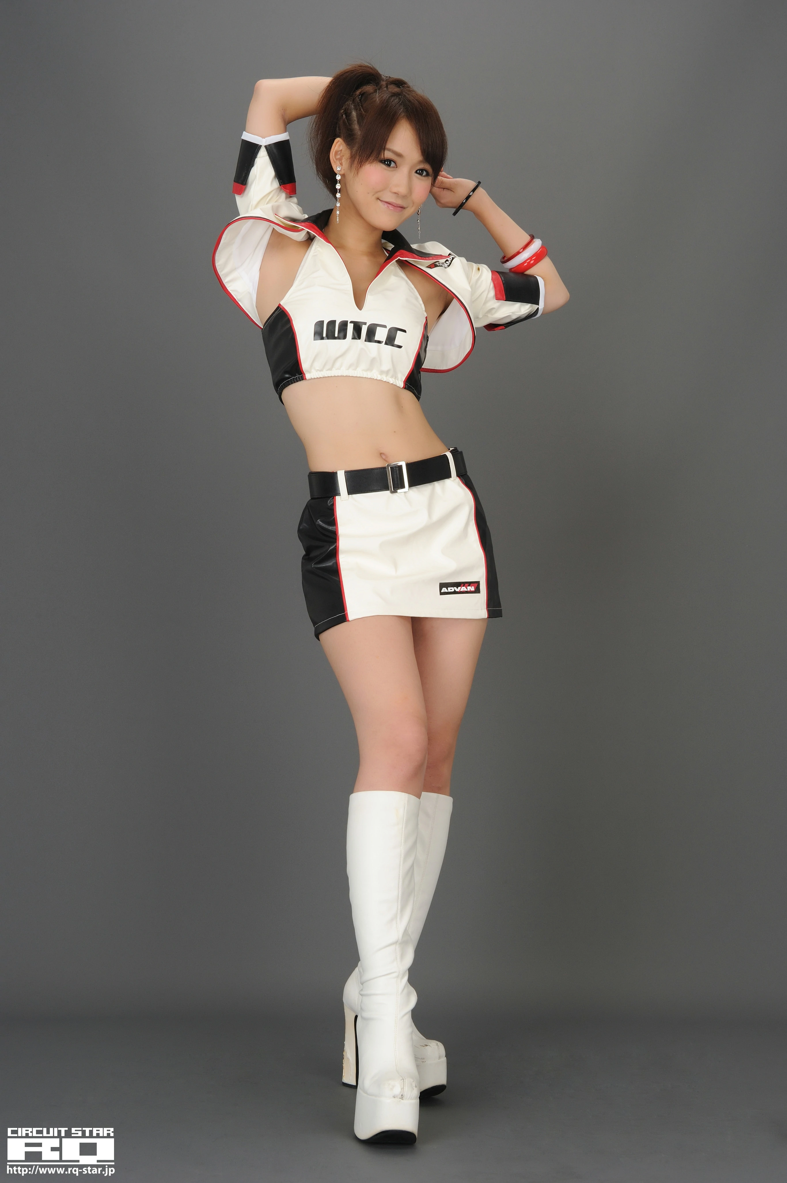 [RQ-STAR写真]NO.00540 优实（優実，ゆみ，Yumi ）白色赛车女郎制服性感私房写真集,