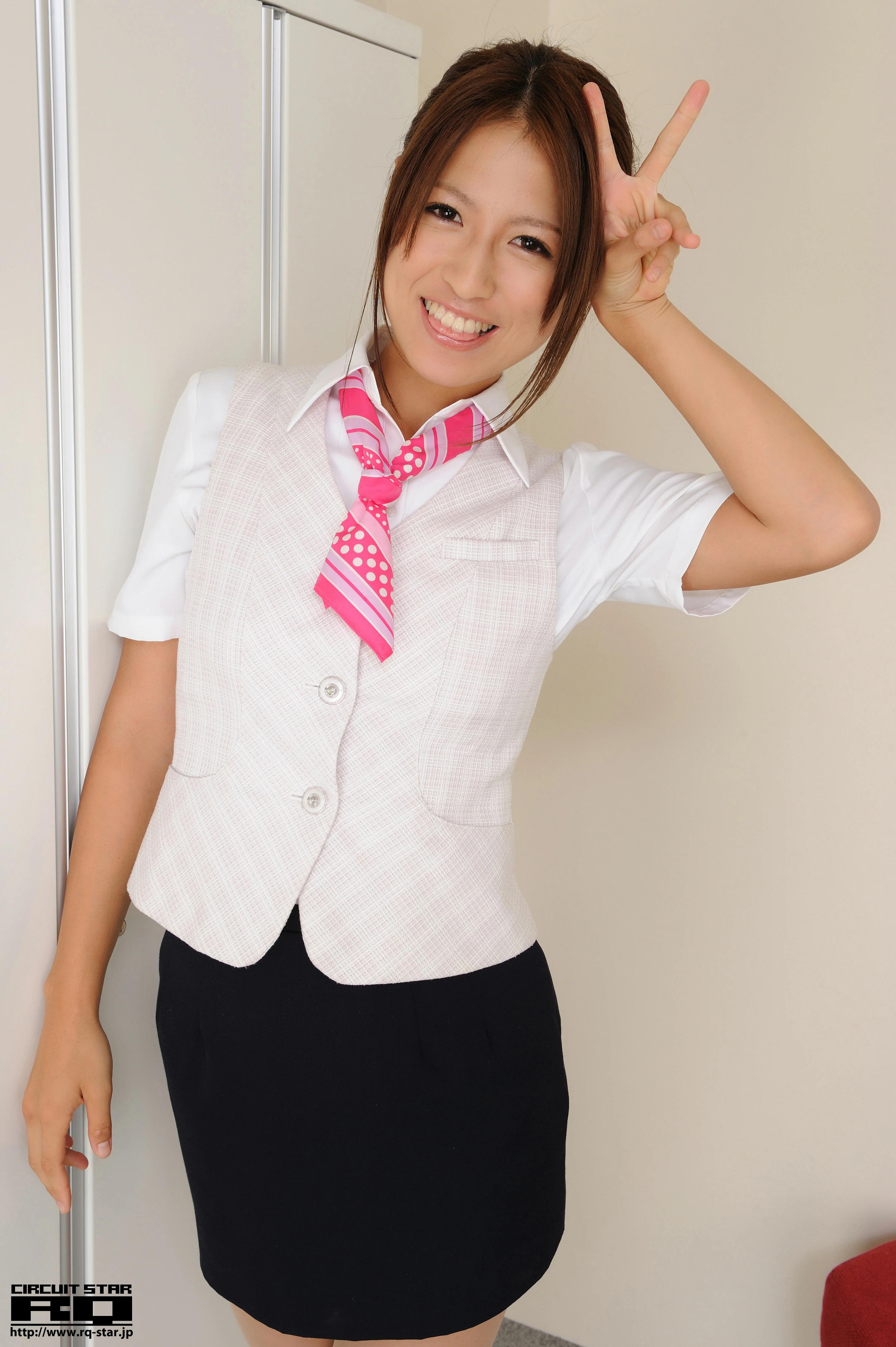 [RQ-STAR写真]NO.00561 性感女秘书 水原はる Haru Mizuhara OL制服与黑色短裙加肉丝美腿私房写真集,
