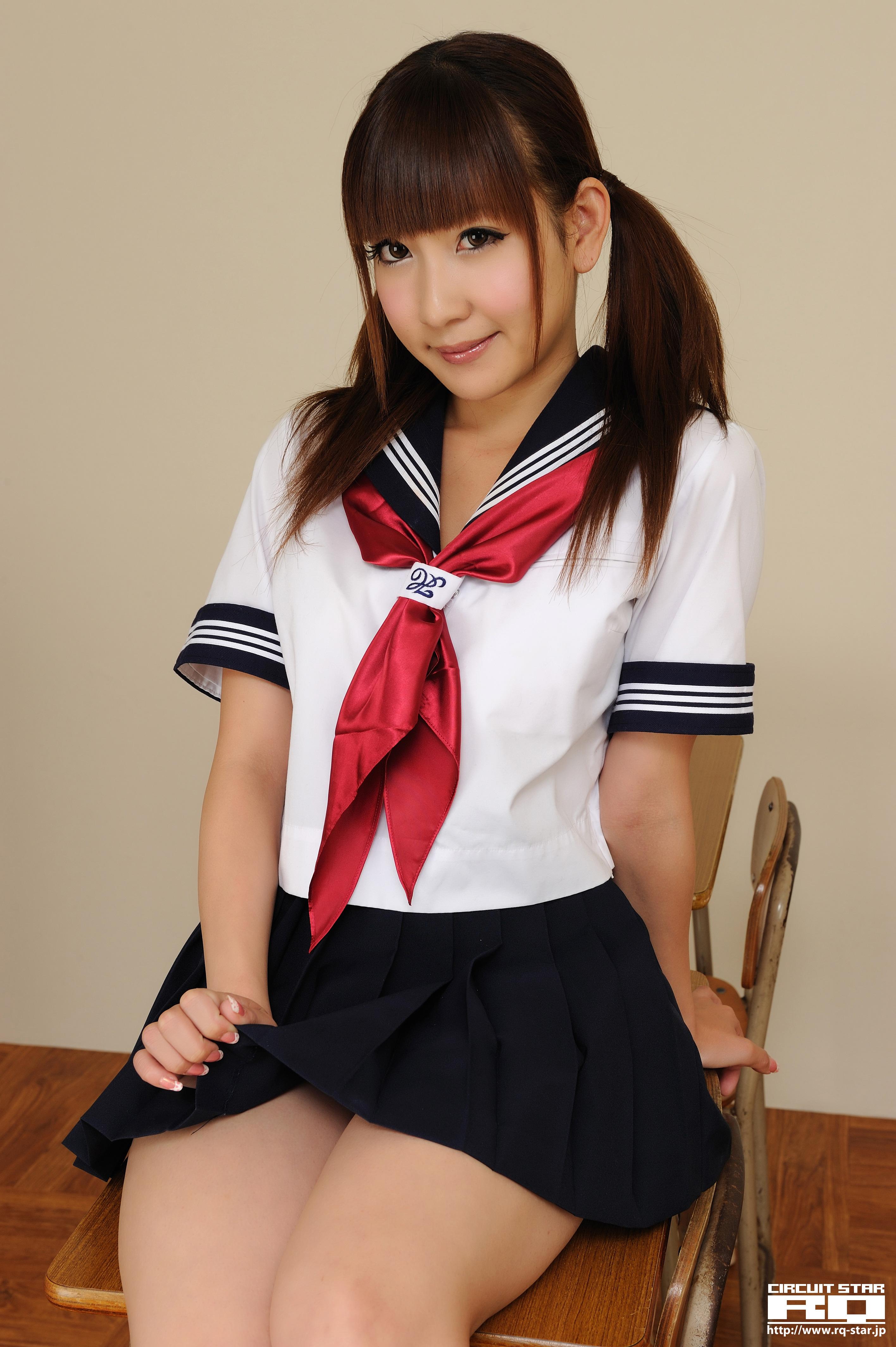 [RQ-STAR写真]NO.00575 秋叶千寻（秋葉ちひろ，Chihiro Akiha）日本高中女生制服加短裙性感私房写真集,
