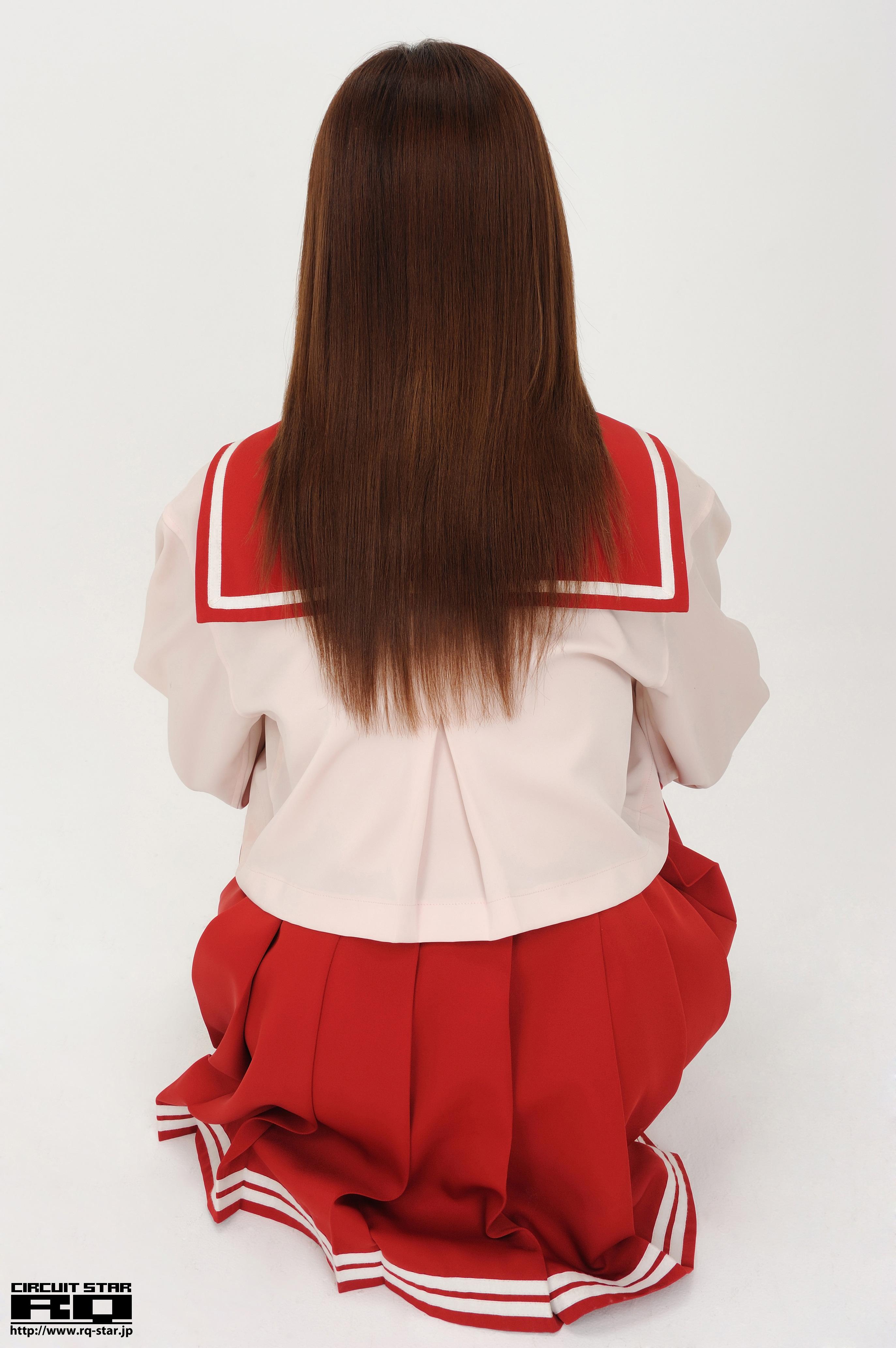 [RQ-STAR写真]NO.00578 秋叶千寻（秋葉ちひろ，Chihiro Akiha）高中女生制服与短裙加肉丝美腿私房写真集,