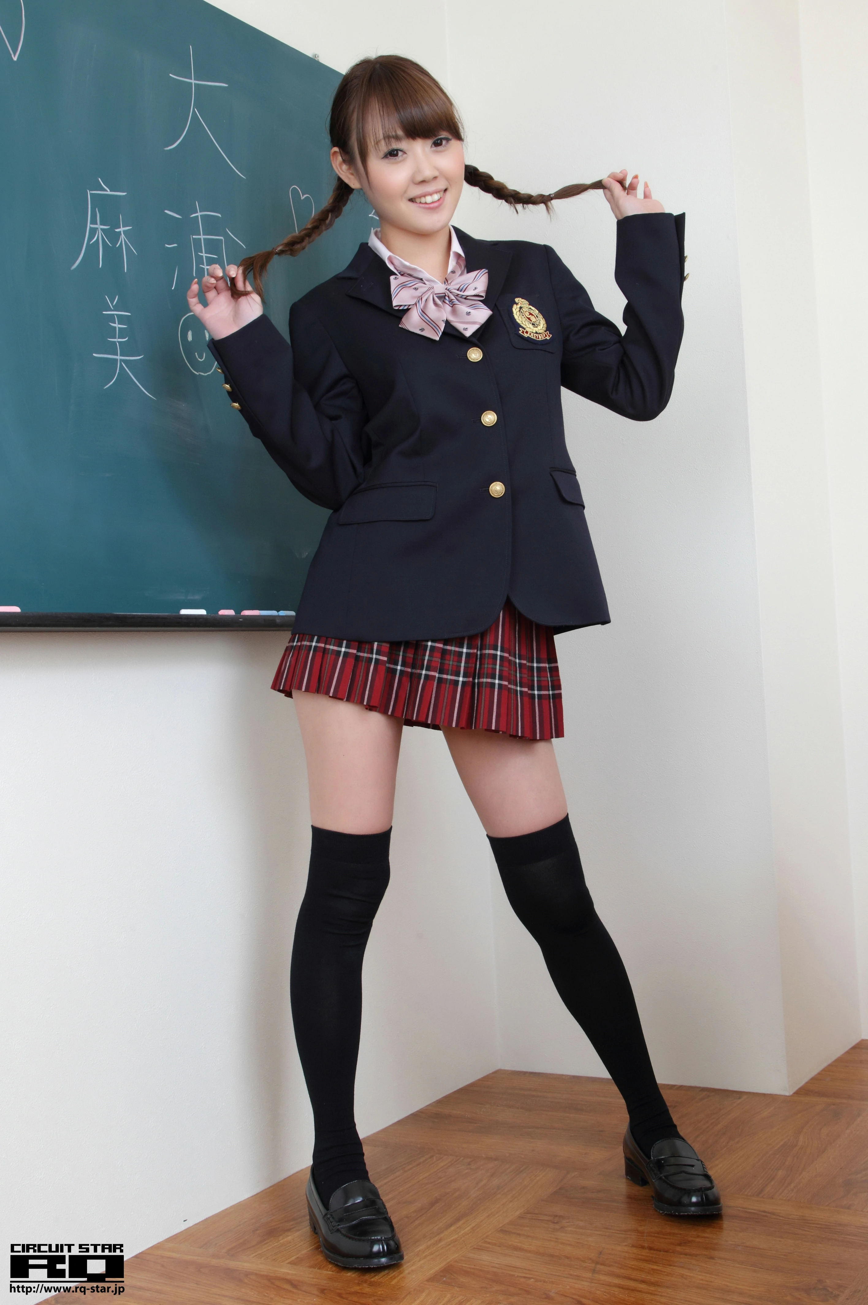 [RQ-STAR写真]NO.00595 相原麻美（大浦麻美，Asami Ohura）日本高中女生制服加短裙性感私房写真集,
