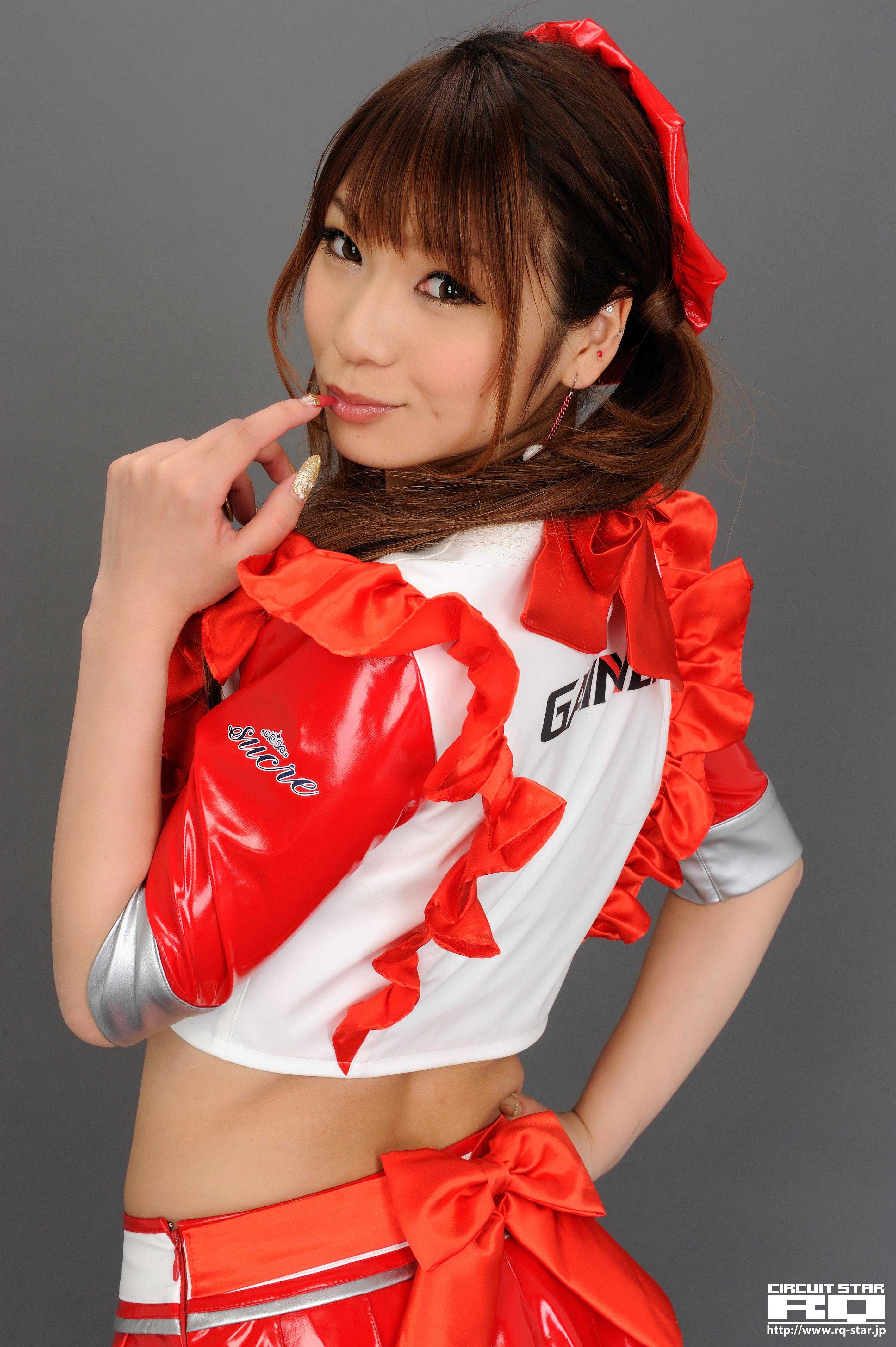 [RQ-STAR写真]NO.00624 彩世めい(彩世芽衣，Mei Ayase)红色赛车女郎制服加短裙性感私房写真集,
