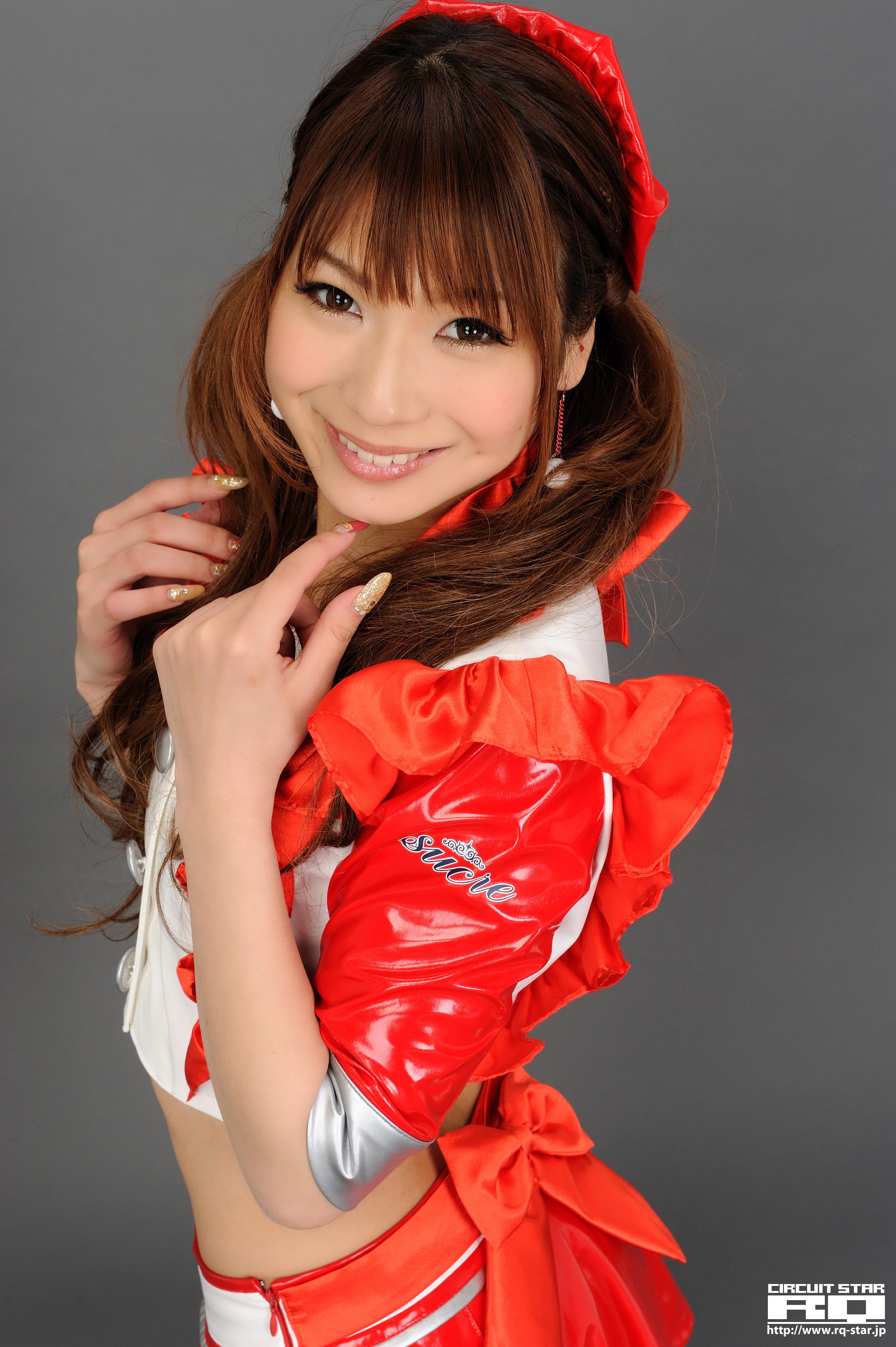 [RQ-STAR写真]NO.00624 彩世めい(彩世芽衣，Mei Ayase)红色赛车女郎制服加短裙性感私房写真集,