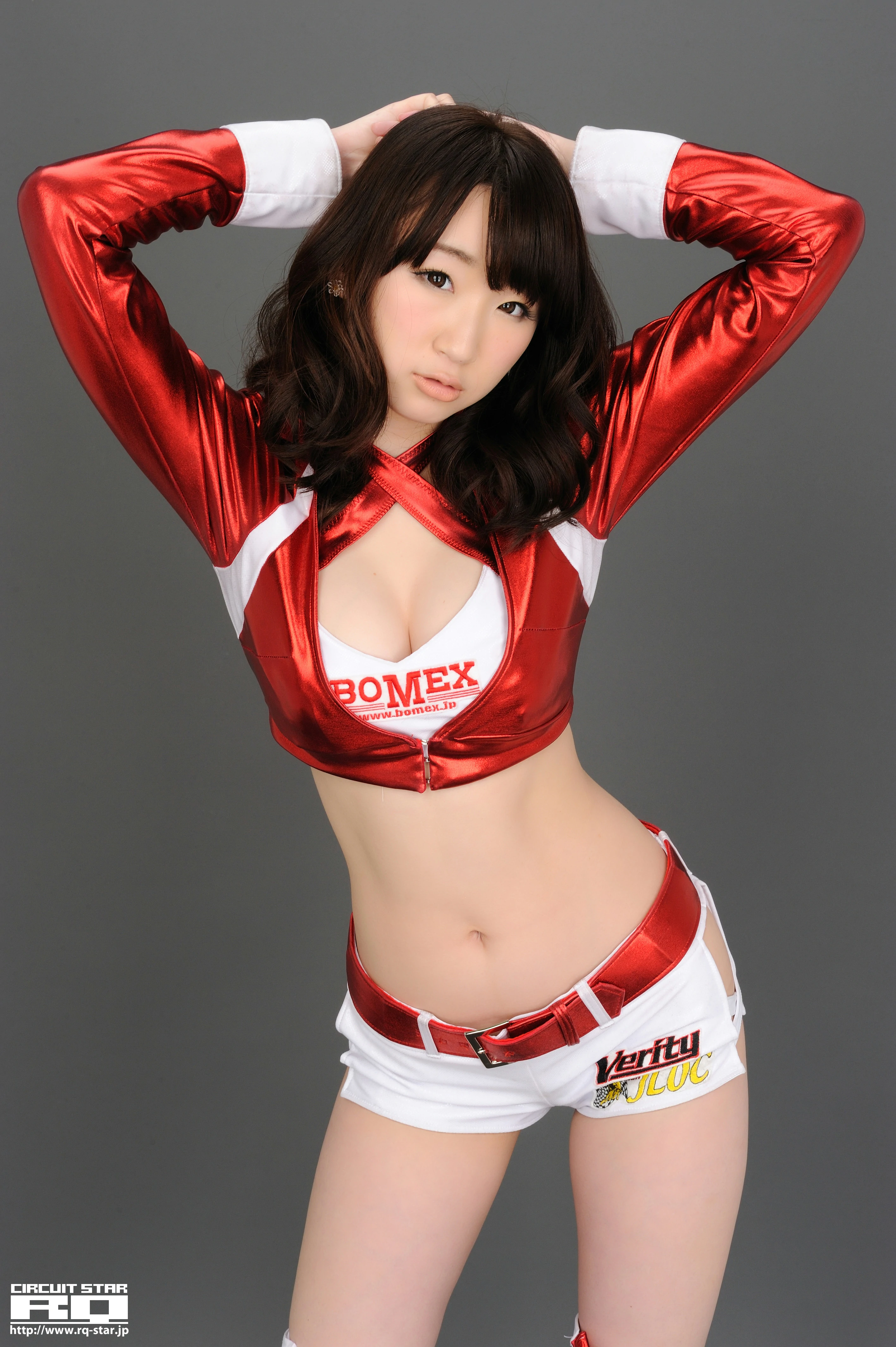[RQ-STAR写真]NO.00638 荒井嘉奈（あらい かな，Kana Arai）红色赛车女郎制服性感私房写真集,