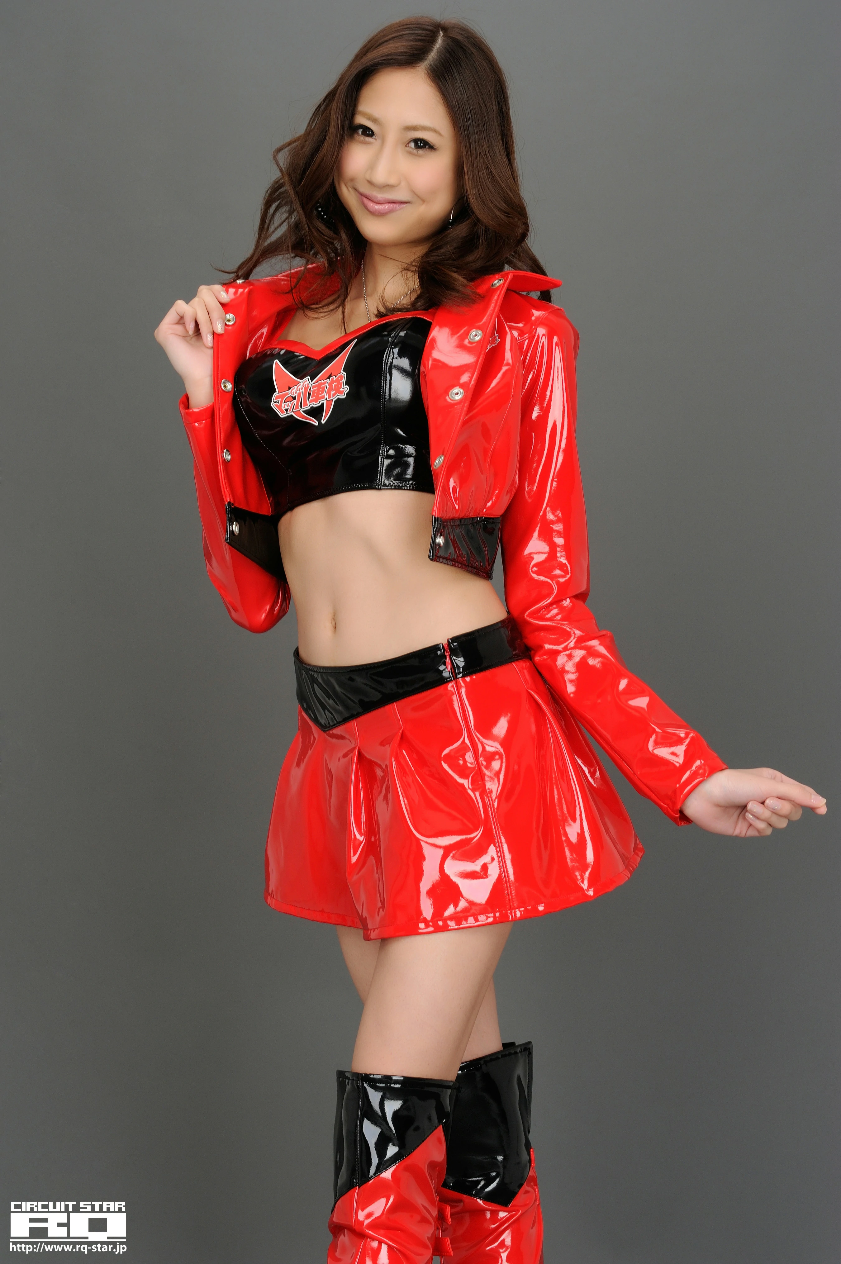 [RQ-STAR写真]NO.00647 樱井未来(桜井未來，Miki Sakurai)红色赛车女郎制服加短裙性感私房写真集,