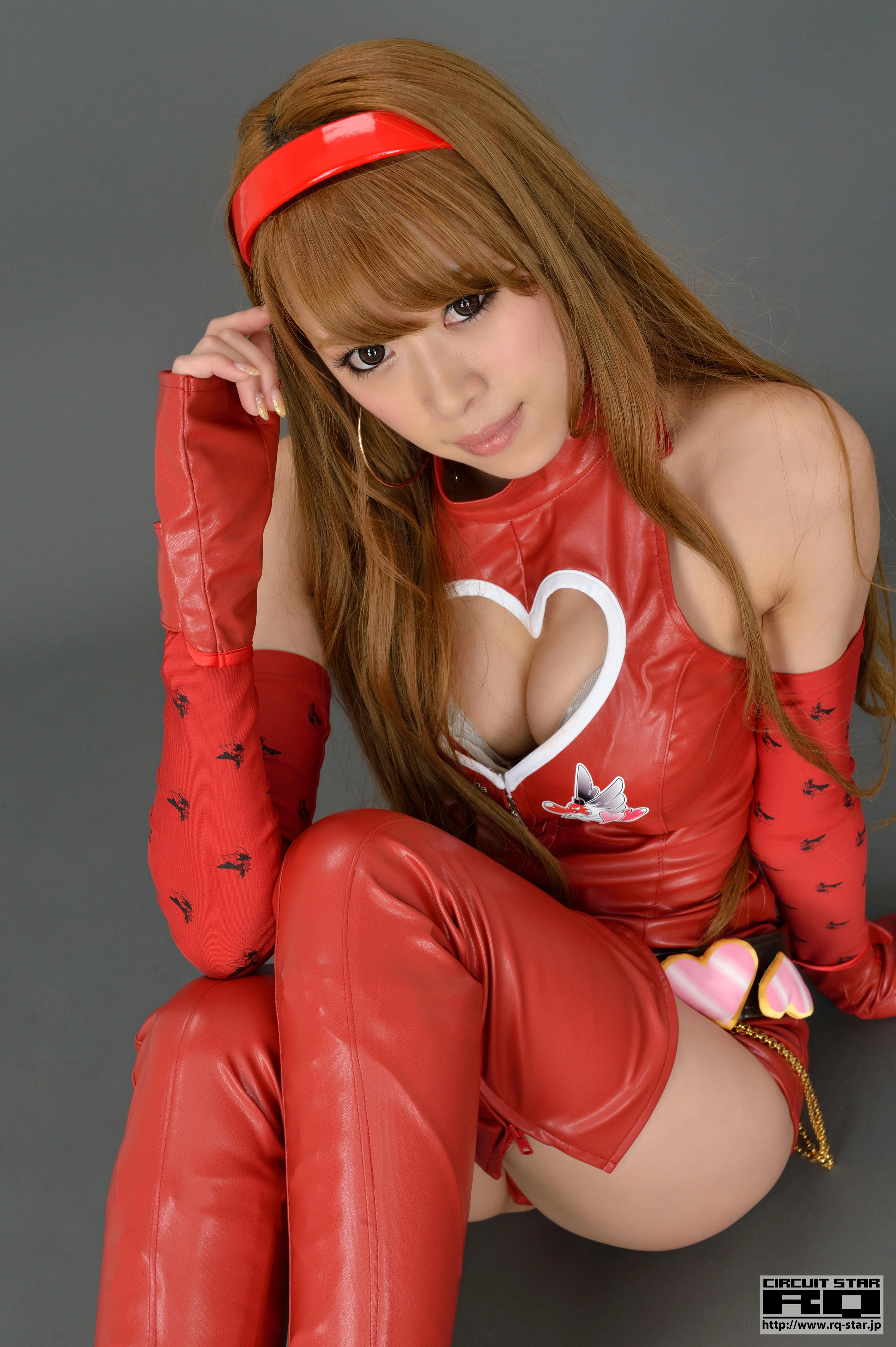 [RQ-STAR写真]NO.00682 芹澤里茉(芹泽里茉，Serizawa Rima)红色赛车女郎制服性感私房写真集,