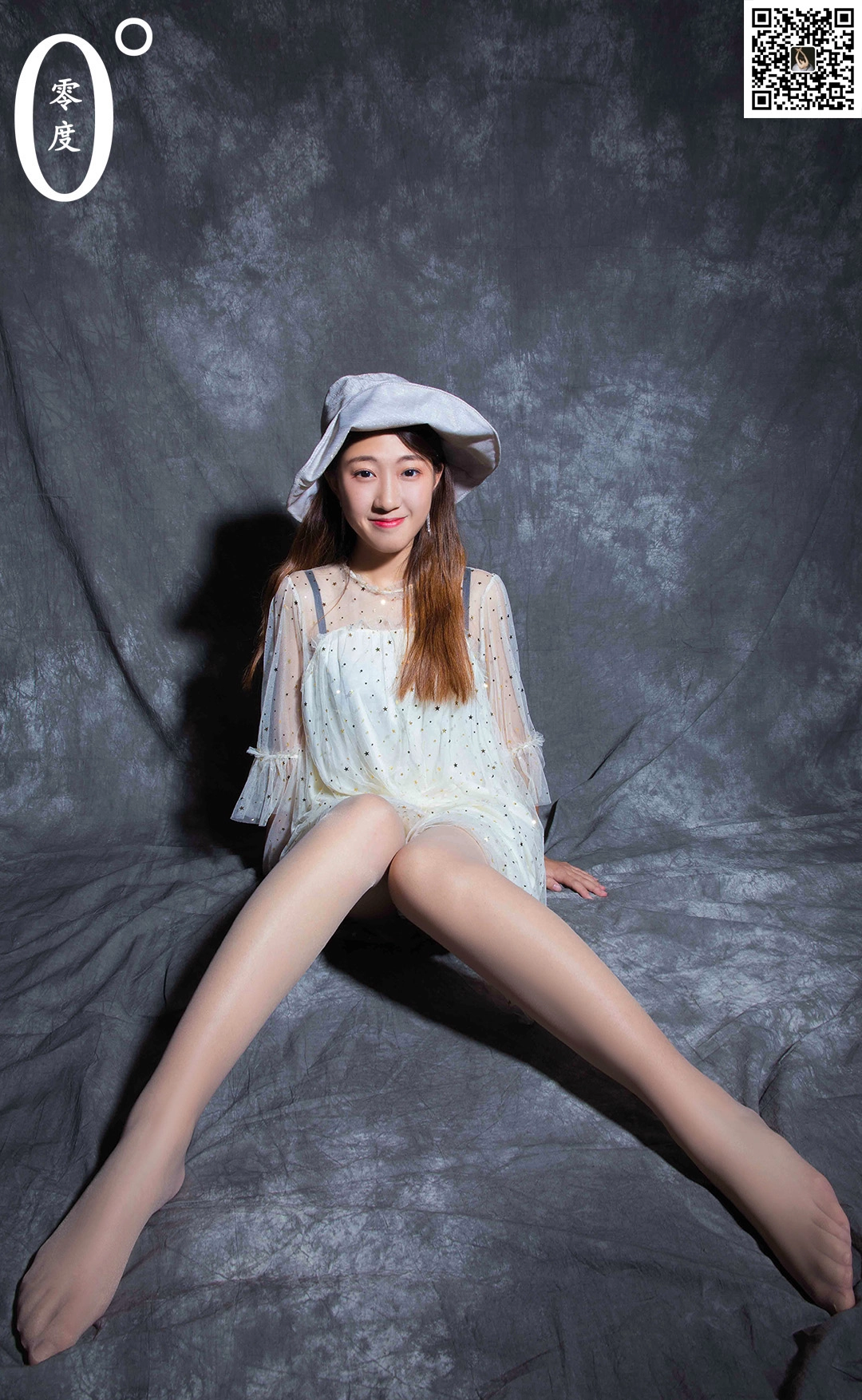 [LD零度摄影]NO.013 模特如梦2 白色透视连衣裙加肉丝美腿性感私房写真集,