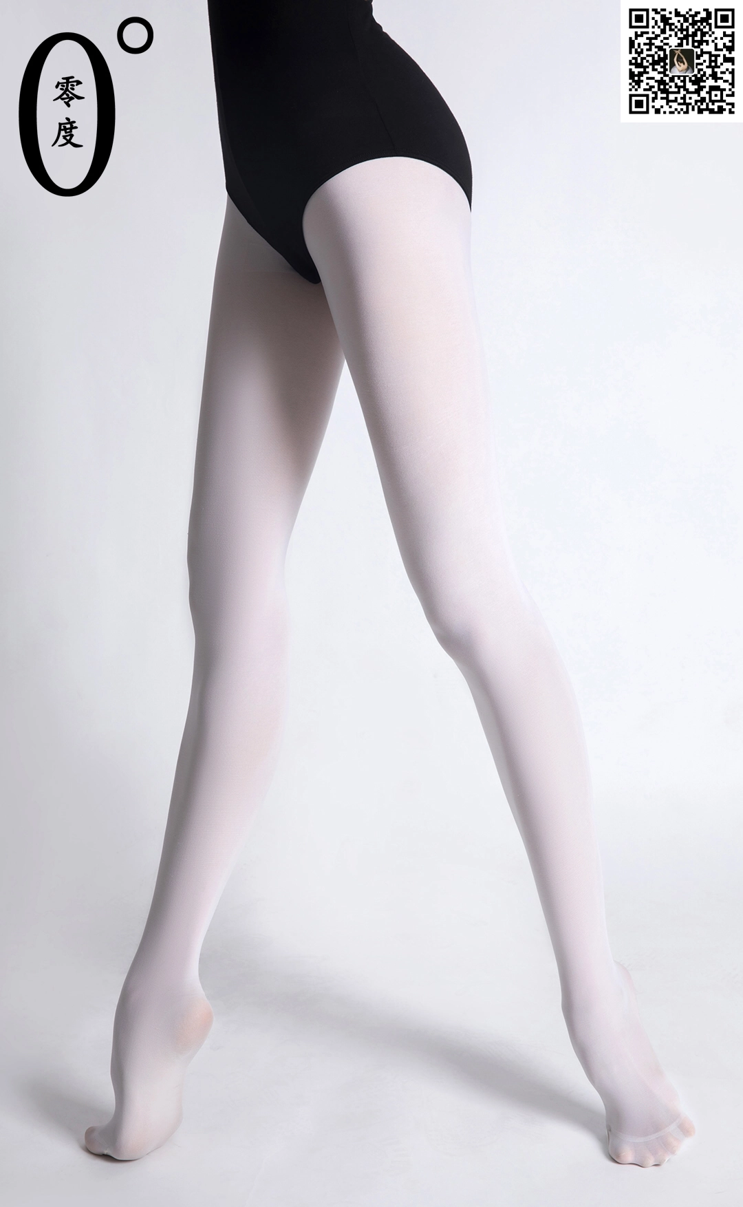 [LD零度摄影]NO.019 舞蹈老师晶晶 黑色透视镂空连体衣加白色丝袜美腿性感私房写真集,