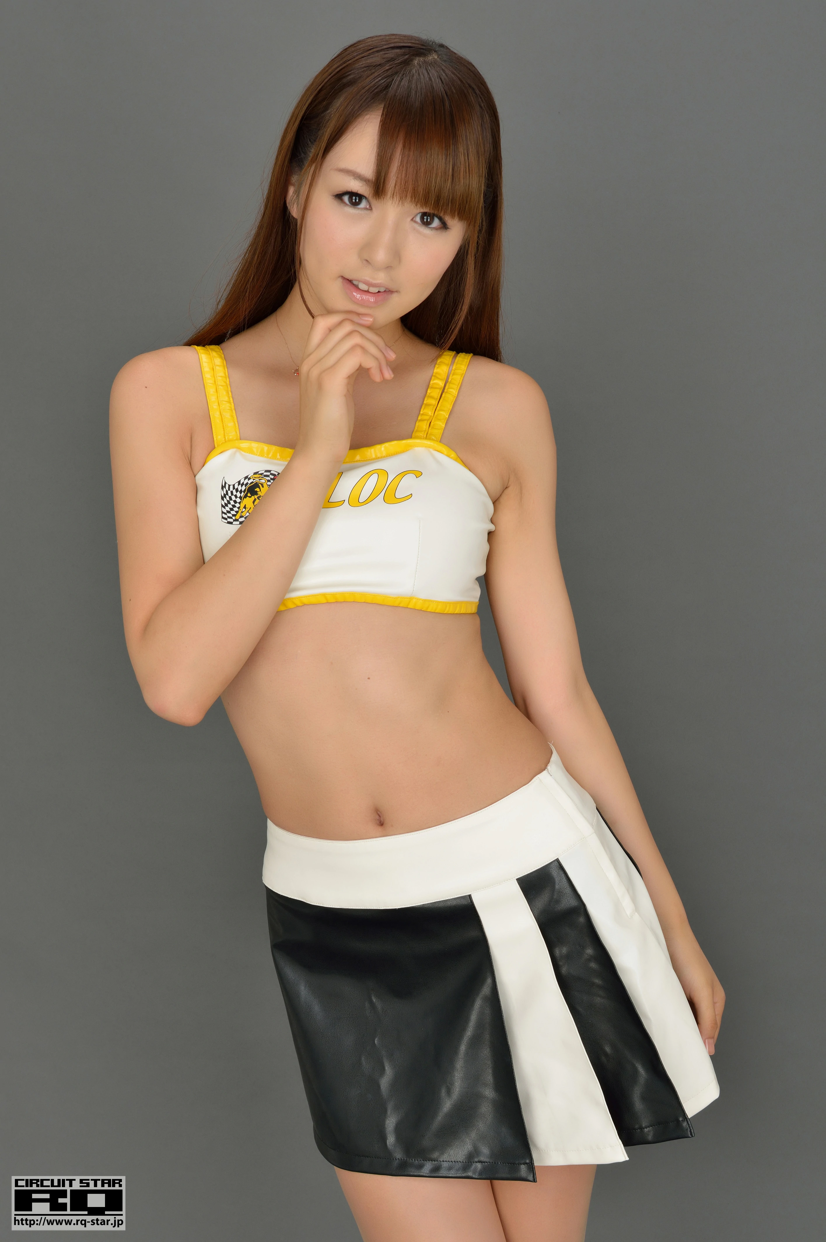 [RQ-STAR写真]NO.00695 中川静香（なかがわ しずか，Shizuka Nakagawa）赛车女郎制服加短裙私房写真集,
