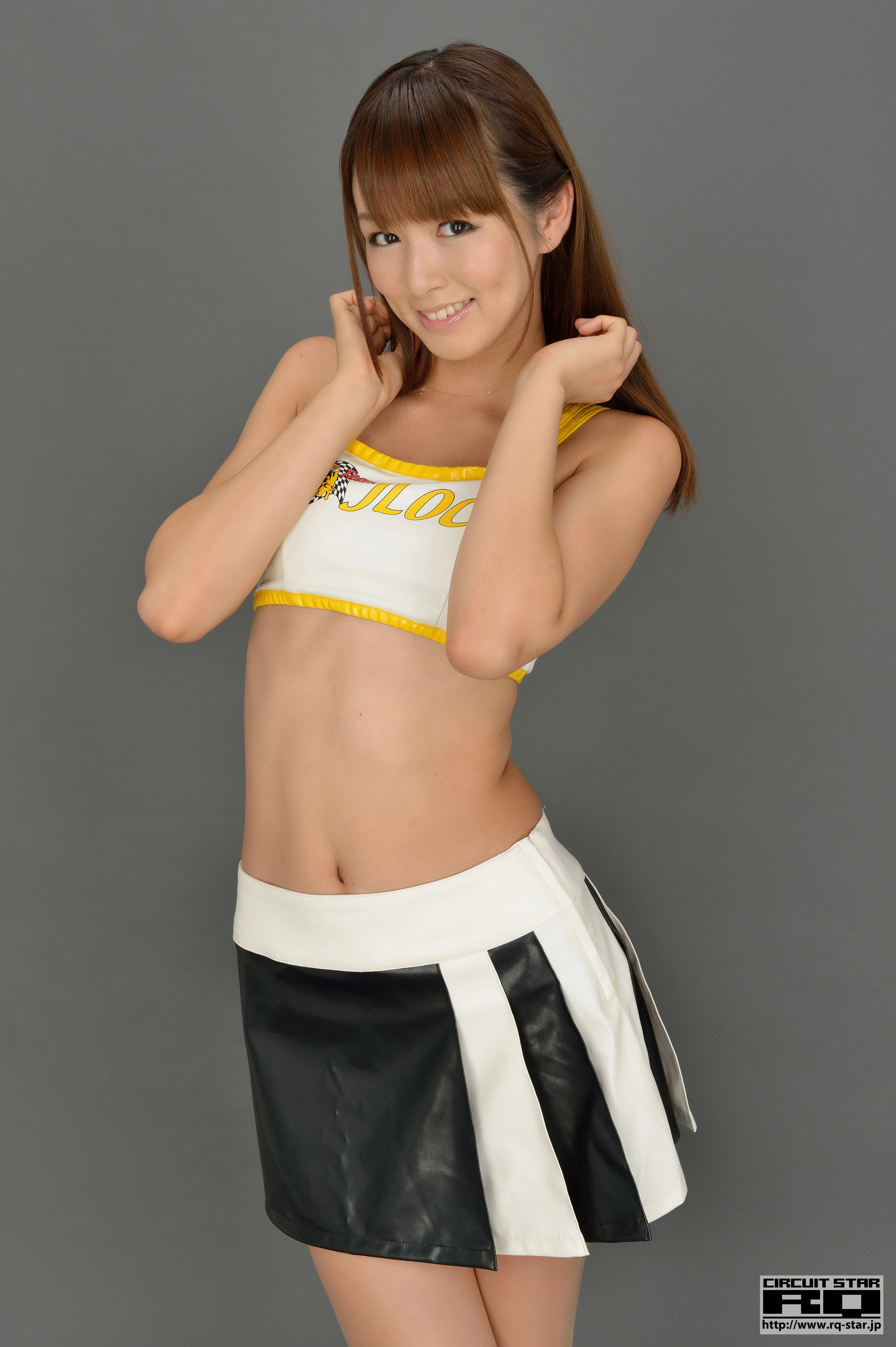 [RQ-STAR写真]NO.00695 中川静香（なかがわ しずか，Shizuka Nakagawa）赛车女郎制服加短裙私房写真集,