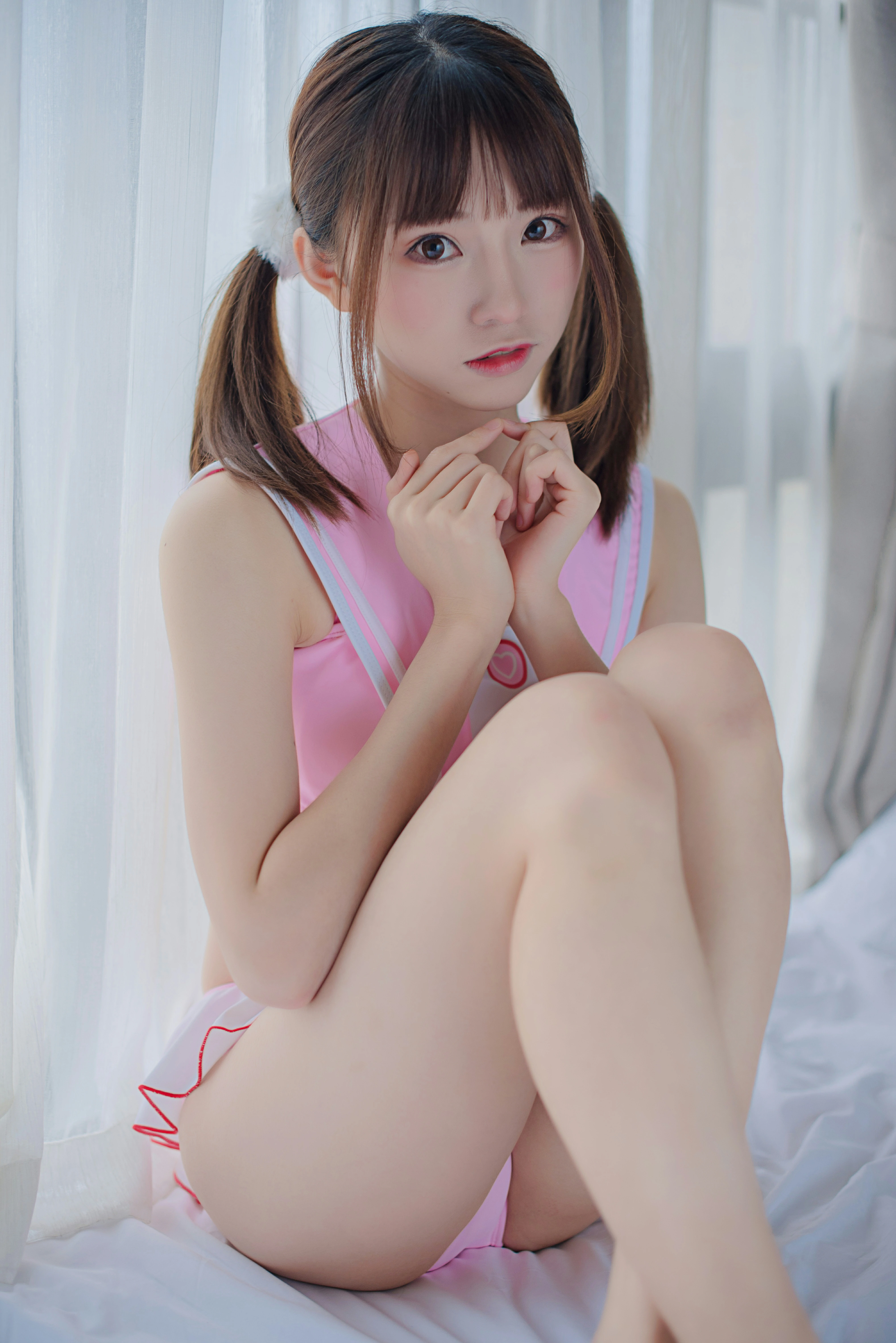 清纯少女小萝莉 绮太郎Kitaro 粉色情趣水手制服加短裤私房写真集,