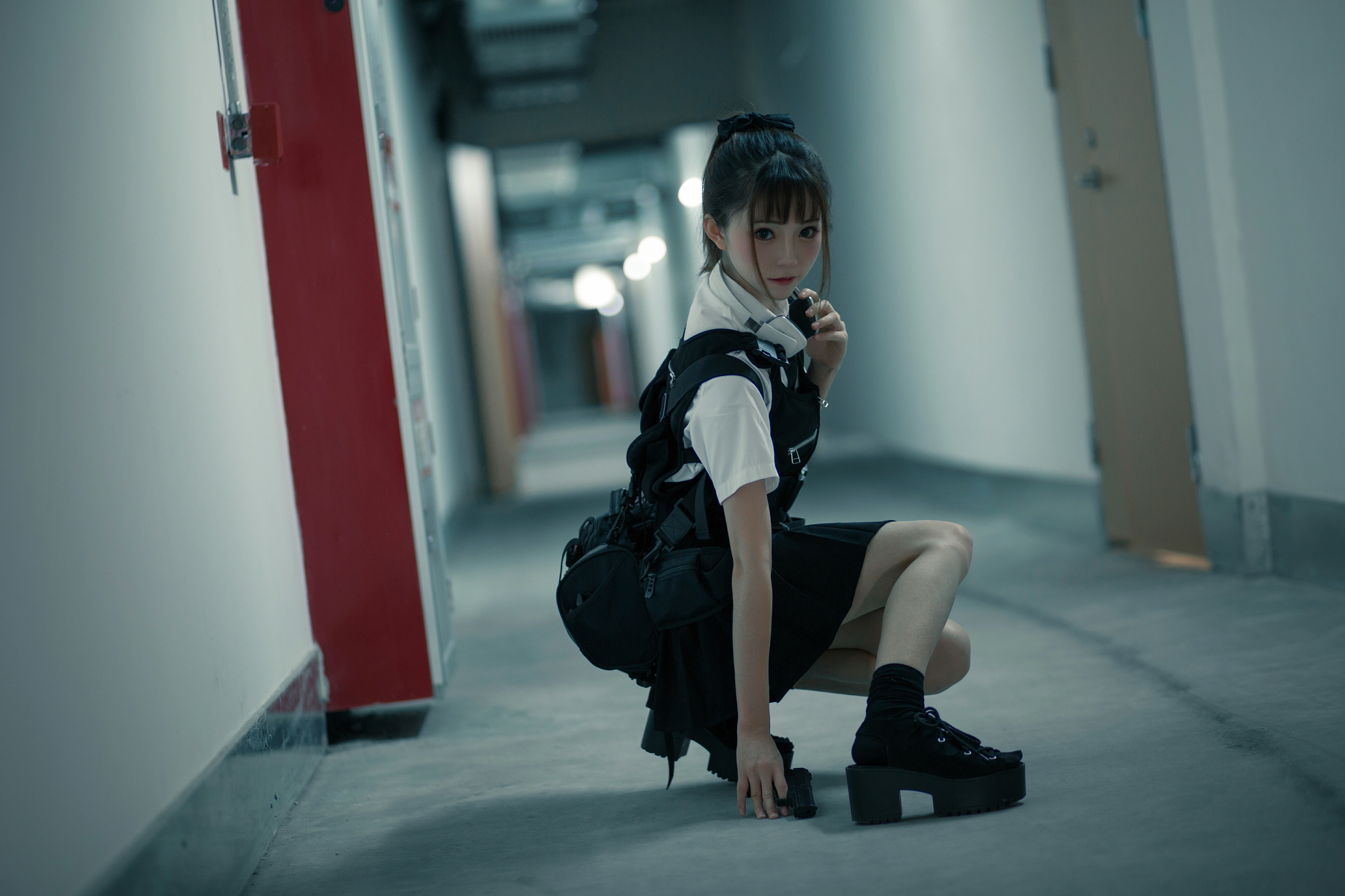 清纯萝莉女警官 绮太郎Kitaro 情趣制服加短裙性感私房写真集,