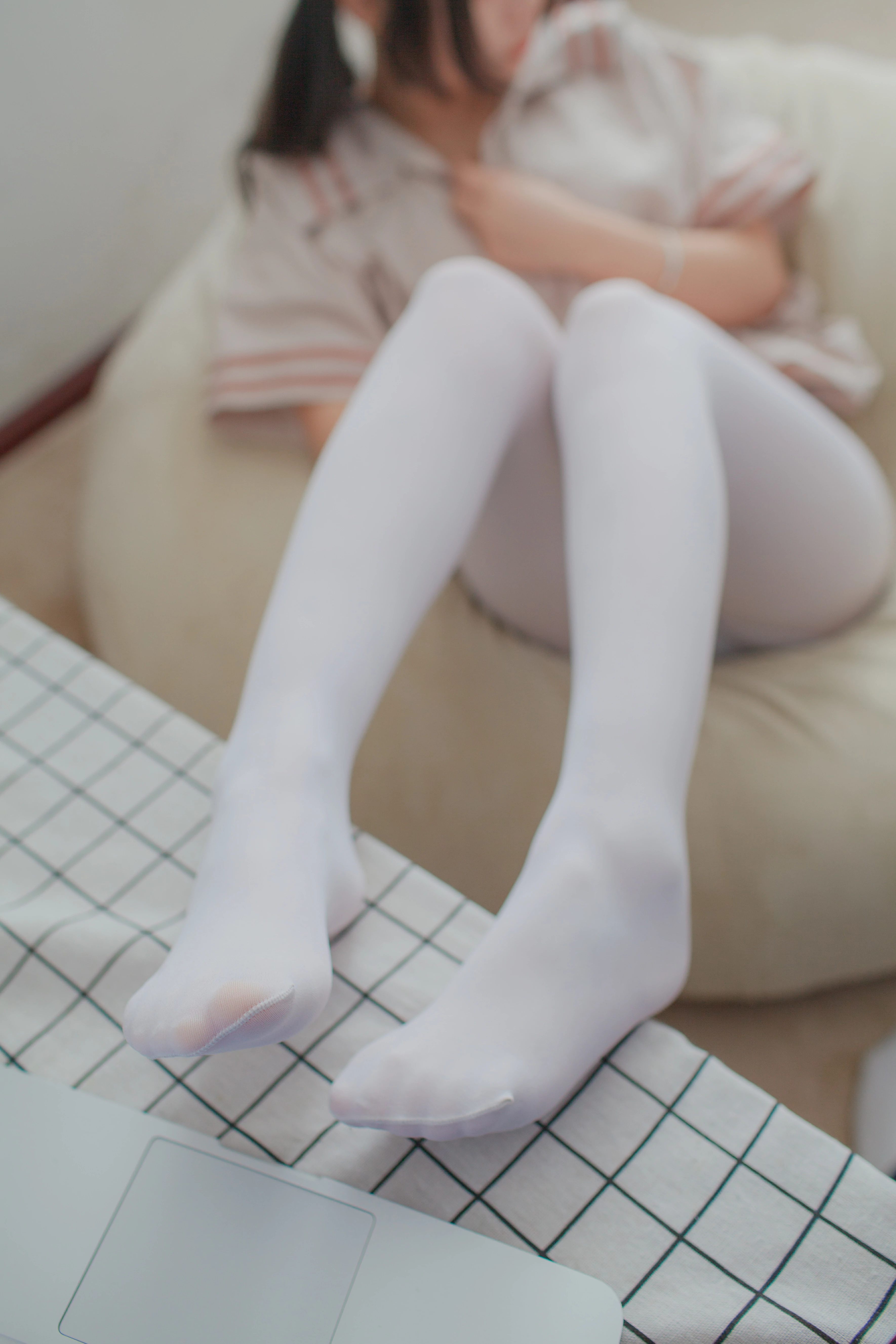 [少女秩序]VOL.014 清纯萝莉小学妹 日本JK制服裙加白色丝袜美腿性感私房写真集,