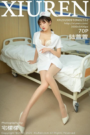[XiuRen秀人网]XR20200910N02552 性感女护士 陆萱萱 白色连身制服裙加肉丝美腿私房写