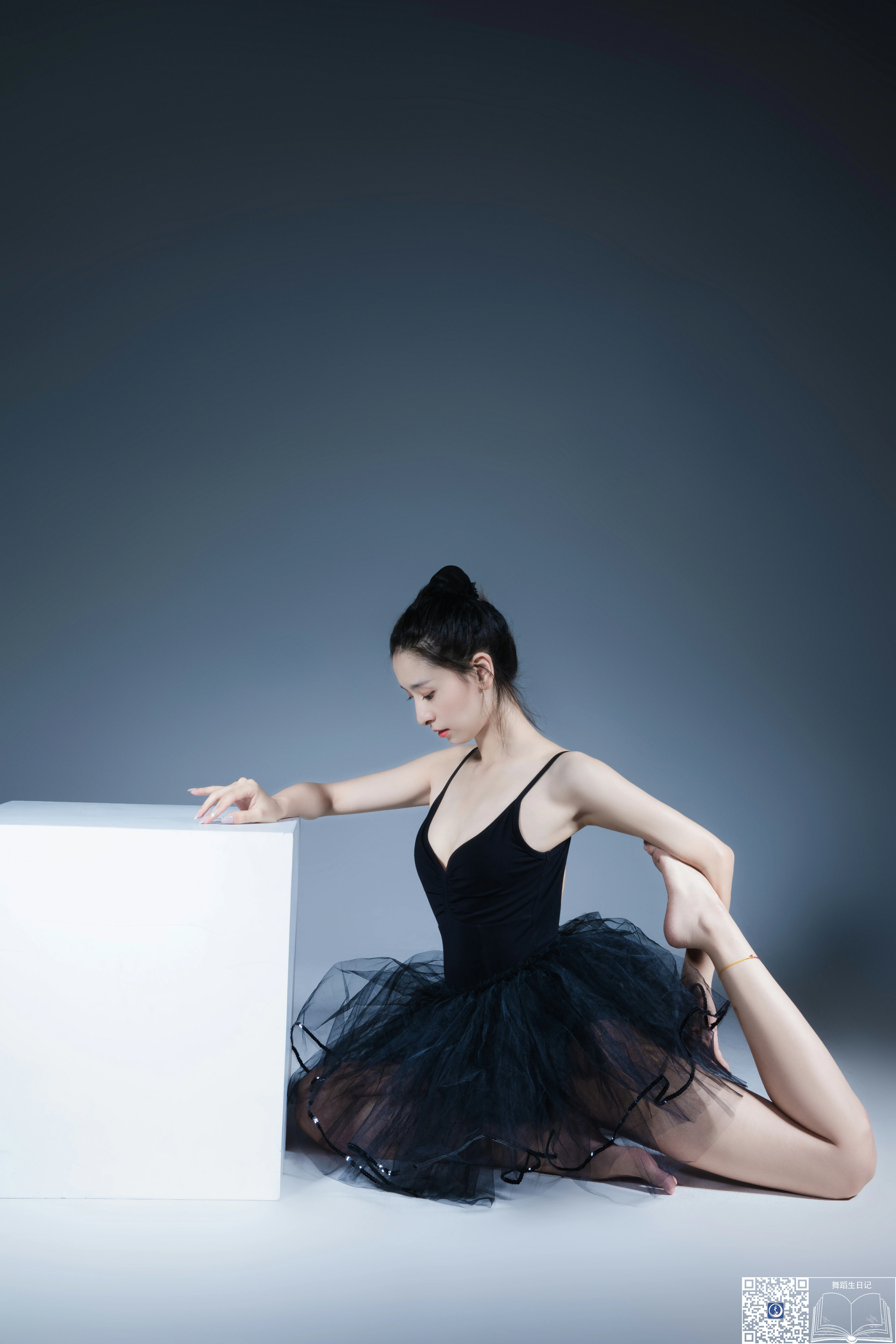 [GALLI嘉丽]舞蹈生日记 025 高丽 黑色吊带透视芭蕾舞裙性感写真集,0022