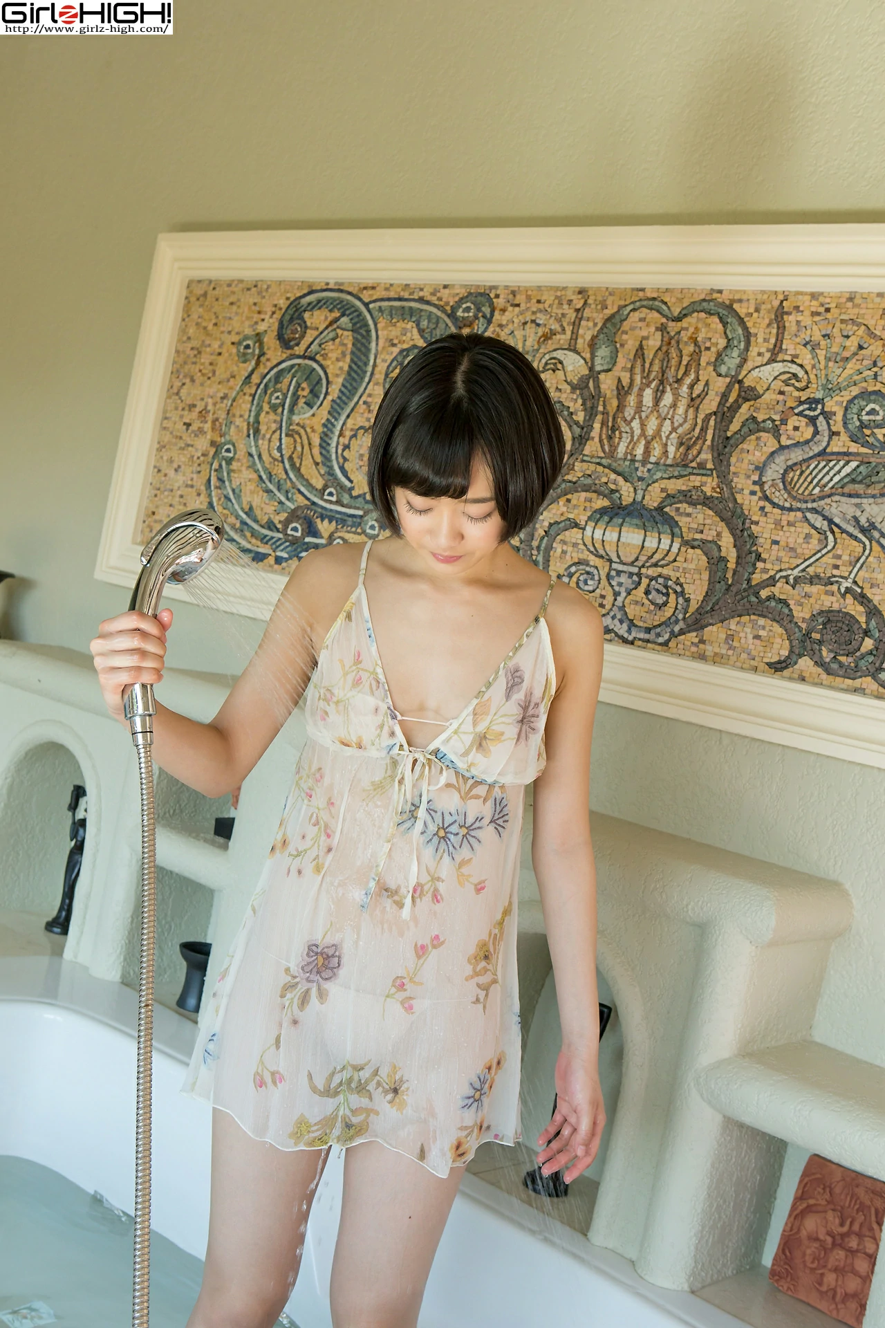 [Girlz-High]0006 西野小春（にしの こはる，Koharu Nishino）白色透视吊带睡衣性感私房写真集,photo_014