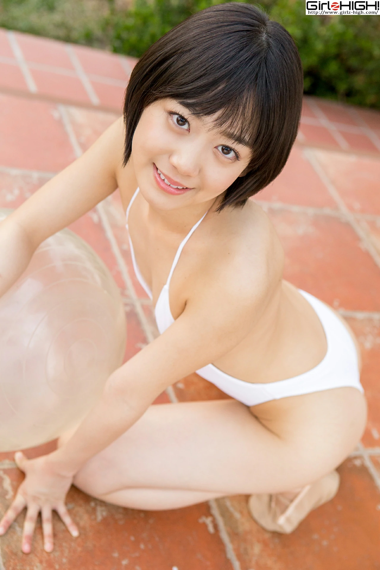 [Girlz-High]0007 西野小春（にしの こはる，Koharu Nishino）白色连体比基尼泳装性感写真集,photo_055