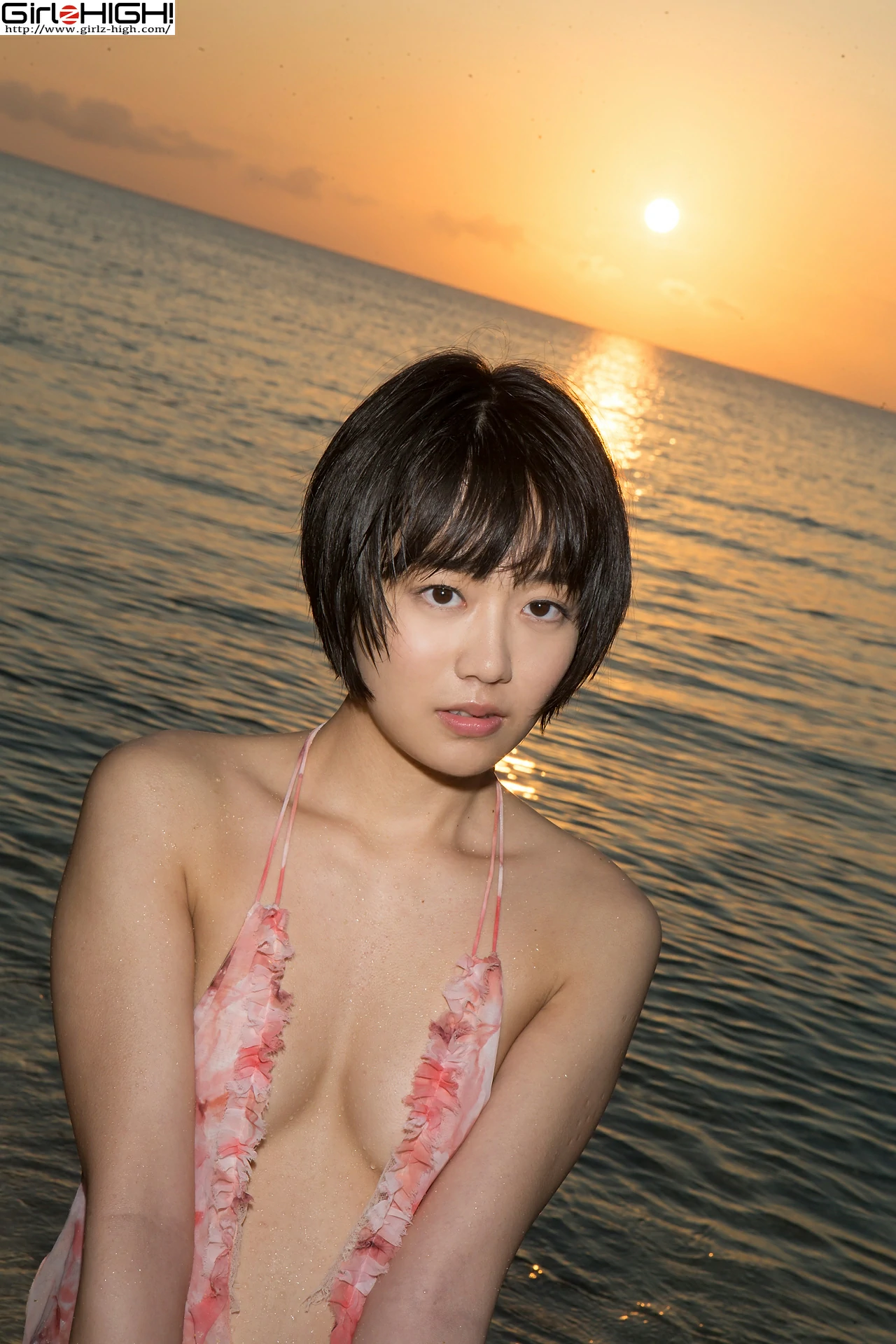 [Girlz-High]0017 西野小春（にしの こはる，Koharu Nishino）粉色吊带裸背连衣裙性感写真集,photo_040