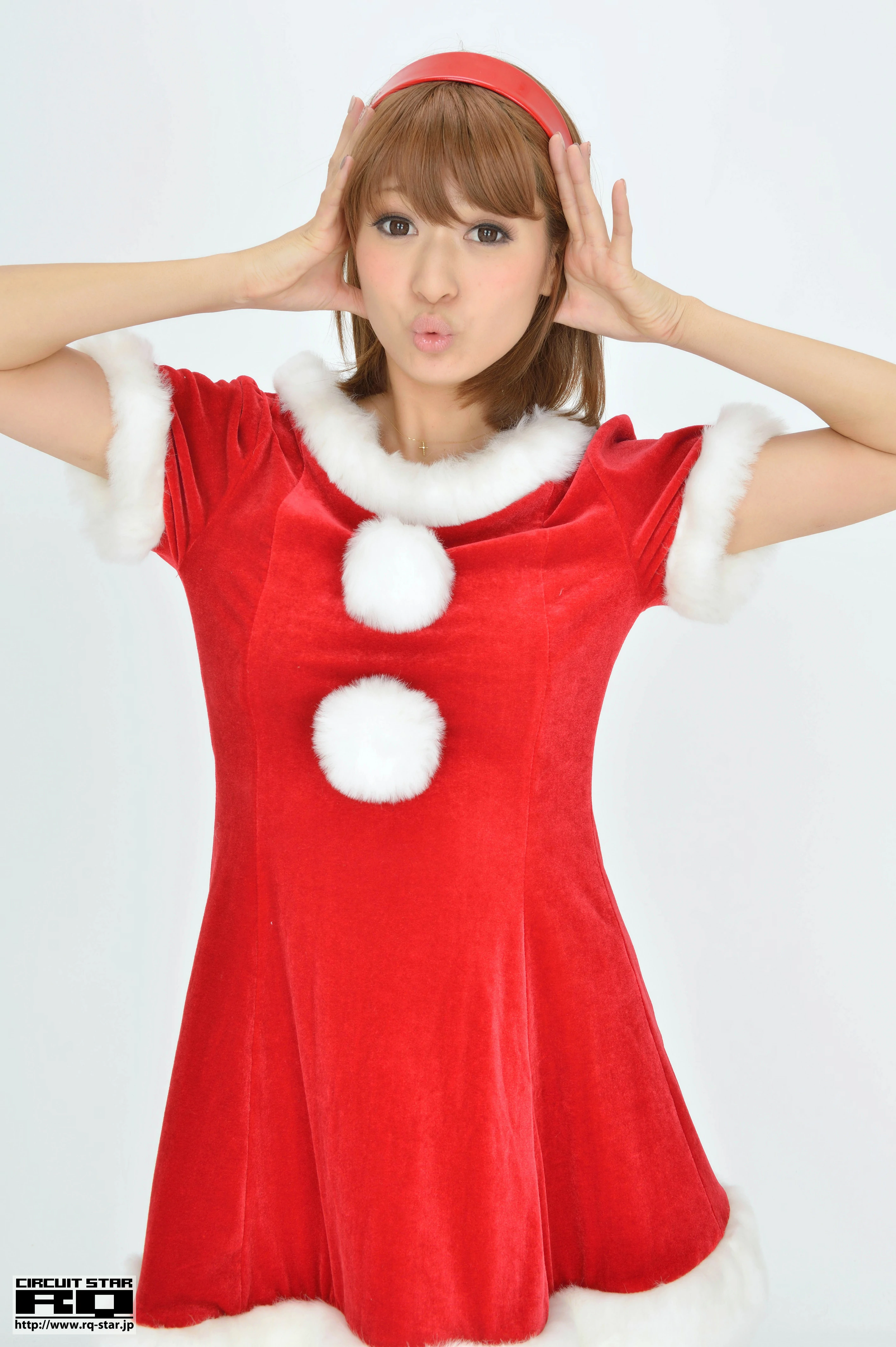 [RQ-STAR写真]NO.00732 柴原麻衣 Mai Shibahara 红色圣诞女郎制服裙清纯写真集,023