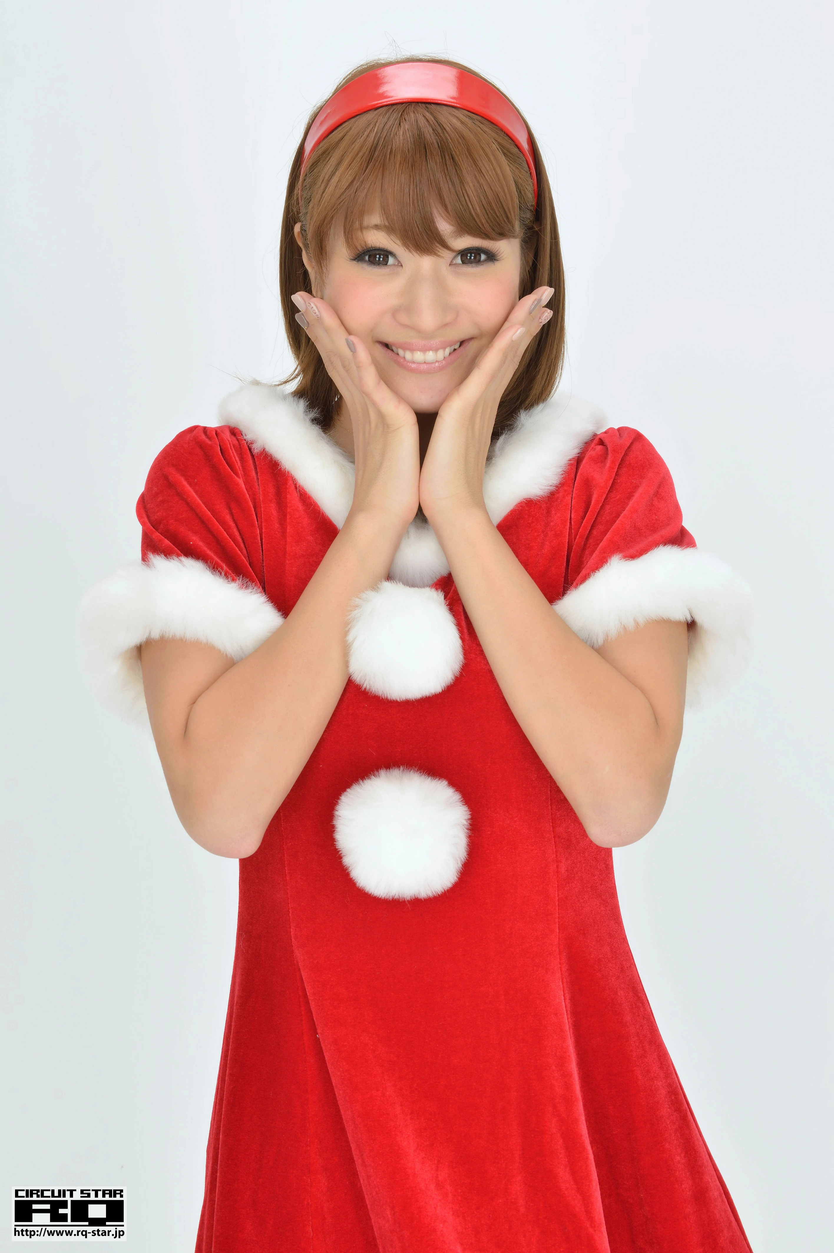 [RQ-STAR写真]NO.00732 柴原麻衣 Mai Shibahara 红色圣诞女郎制服裙清纯写真集,020