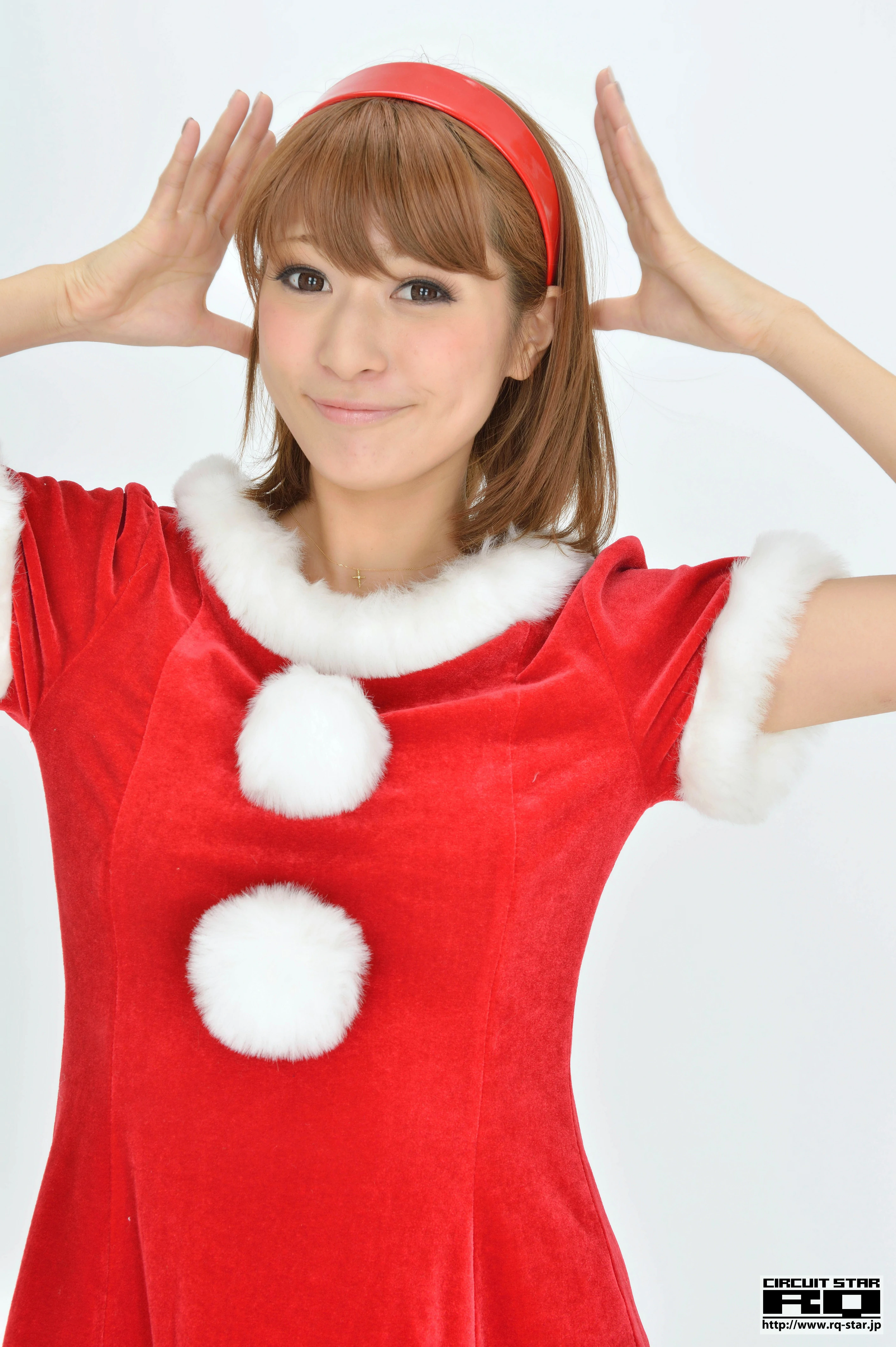 [RQ-STAR写真]NO.00732 柴原麻衣 Mai Shibahara 红色圣诞女郎制服裙清纯写真集,024