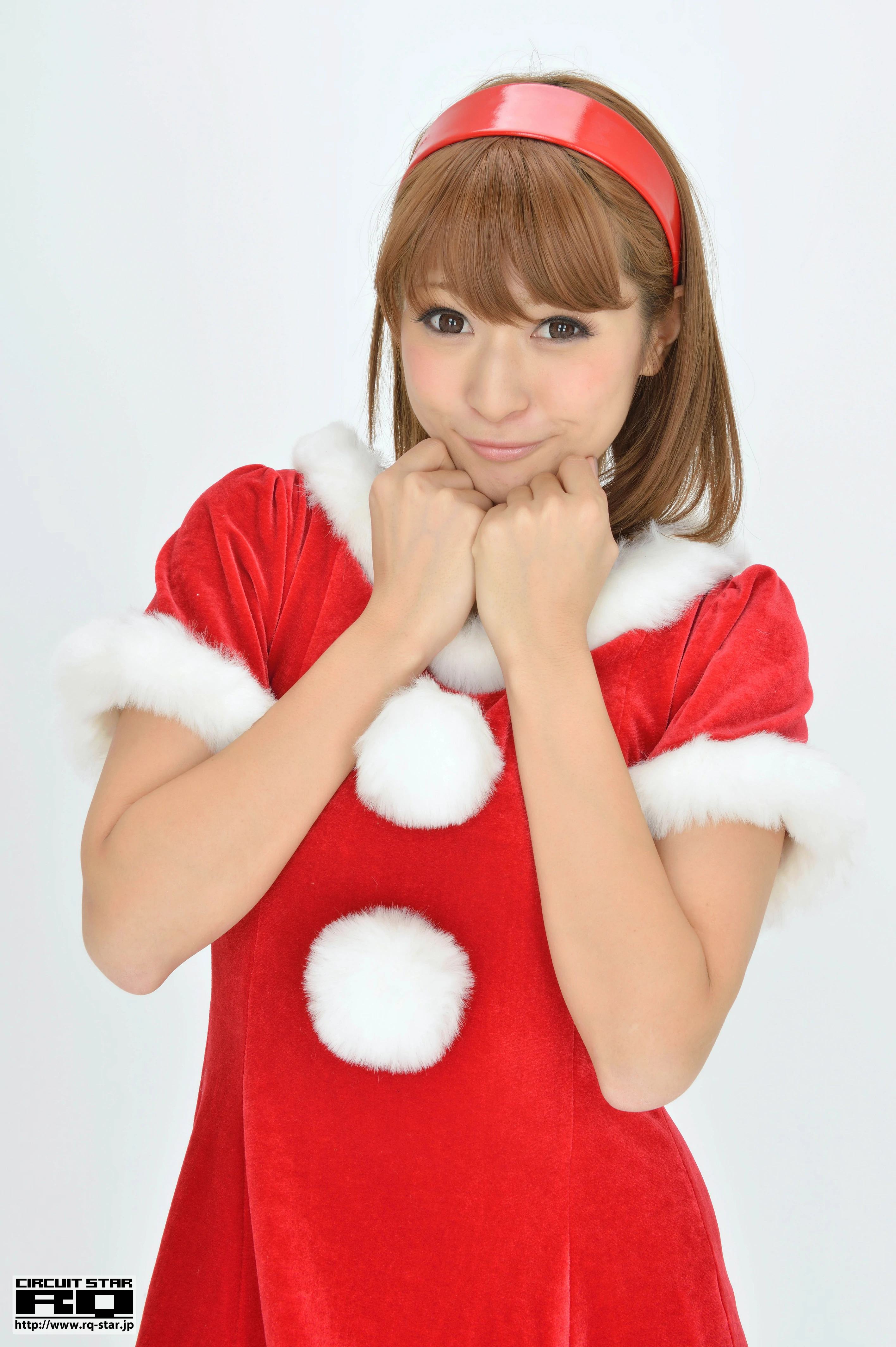 [RQ-STAR写真]NO.00732 柴原麻衣 Mai Shibahara 红色圣诞女郎制服裙清纯写真集,026