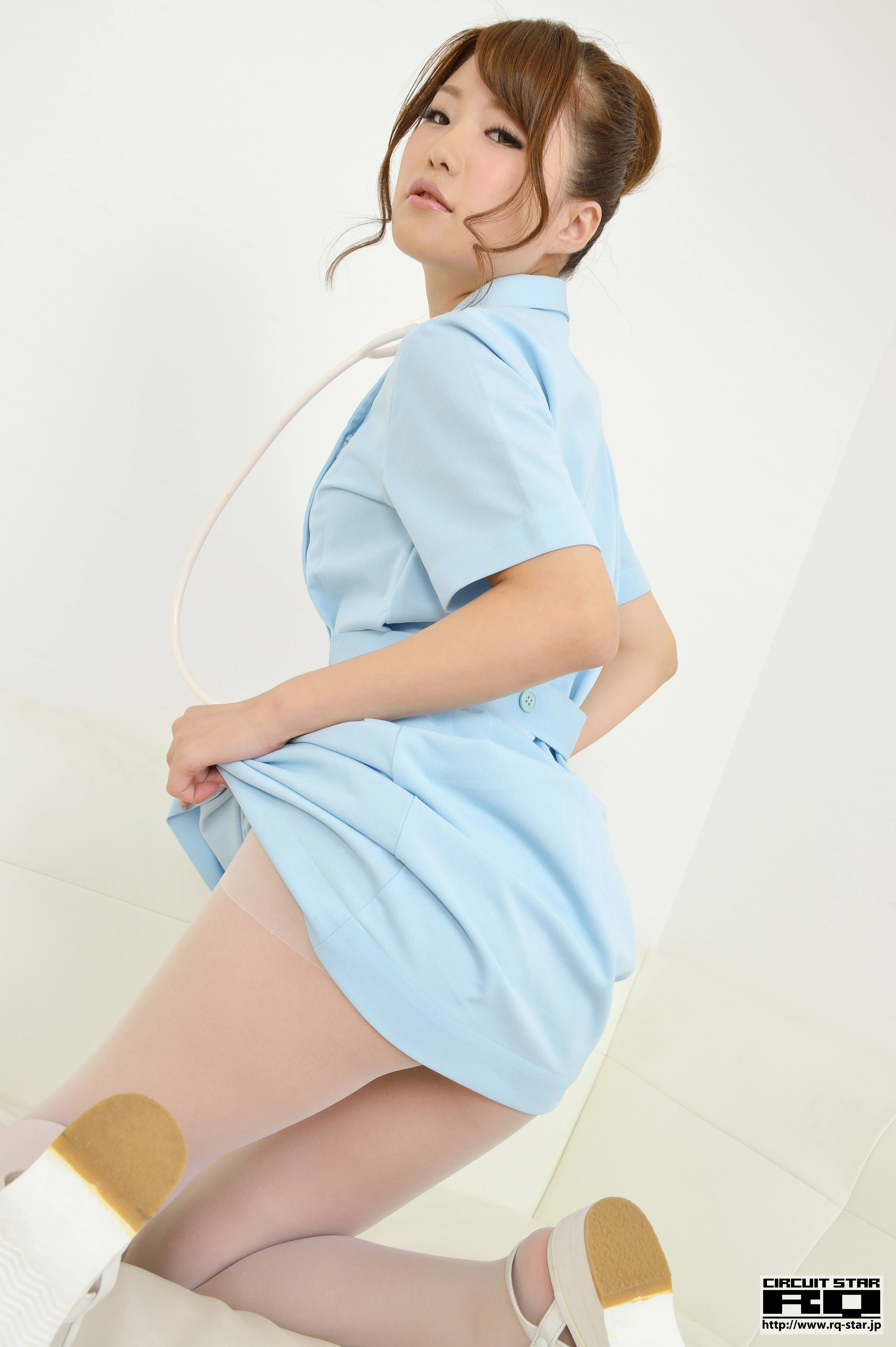 [RQ-STAR写真]NO.00745 Nanako Mizuno 水野菜々子 性感女护士制服加肉丝美腿玉足私房写真集,058