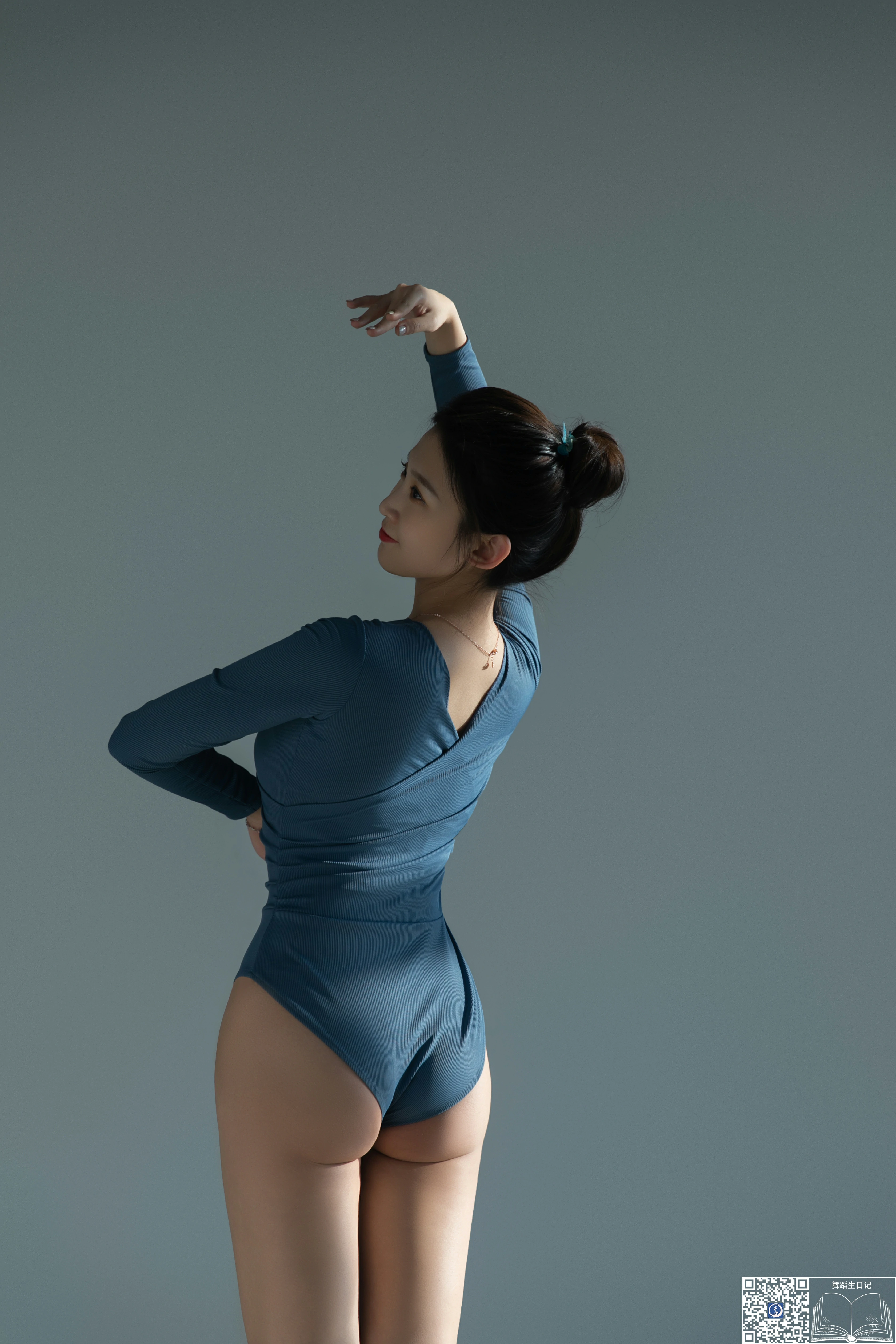 [GALLI嘉丽]舞蹈生日记 035 清纯少女 相霖 蓝色紧身连体体操服性感写真集,0007