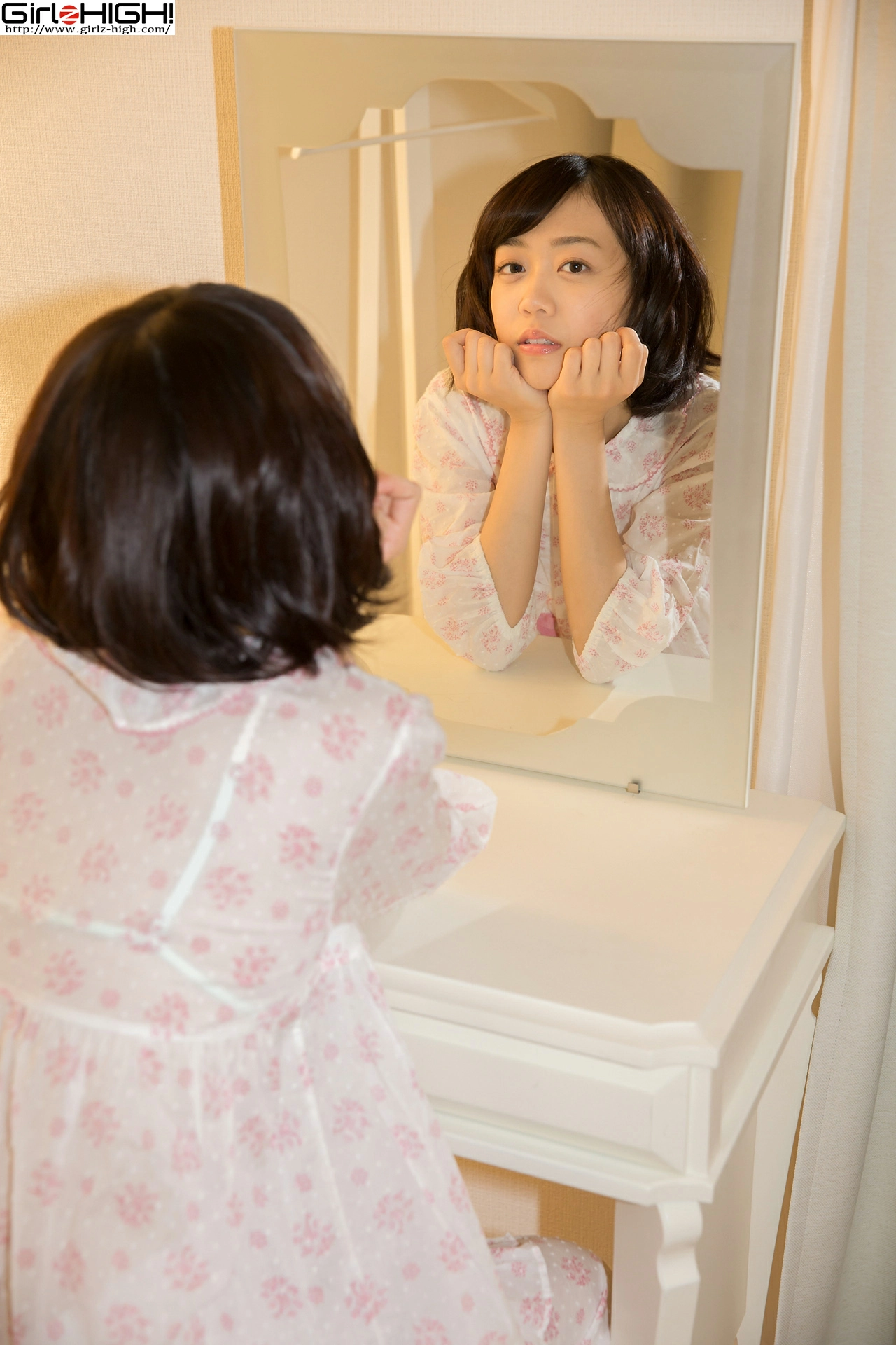 [Girlz-High]0021 西野小春（にしの こはる，Koharu Nishino）白色衬衫加情趣内衣性感私房写真集,photo_004