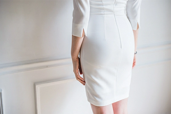 韩国美女模特李妍静 黑色透视衬衫加灰色长裙与白色连衣裙写真,2 (28)