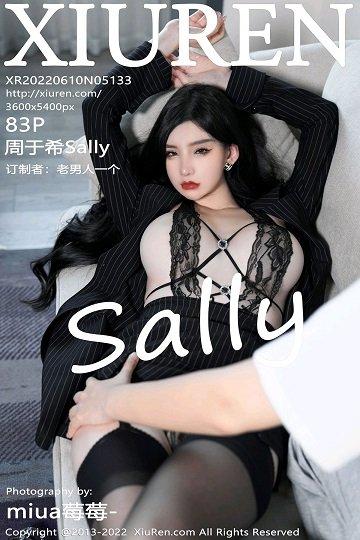 [Xiuren秀人网]XR20220610N05133 周于希Sally 黑色西服外套与蕾丝内衣加黑丝美腿性感