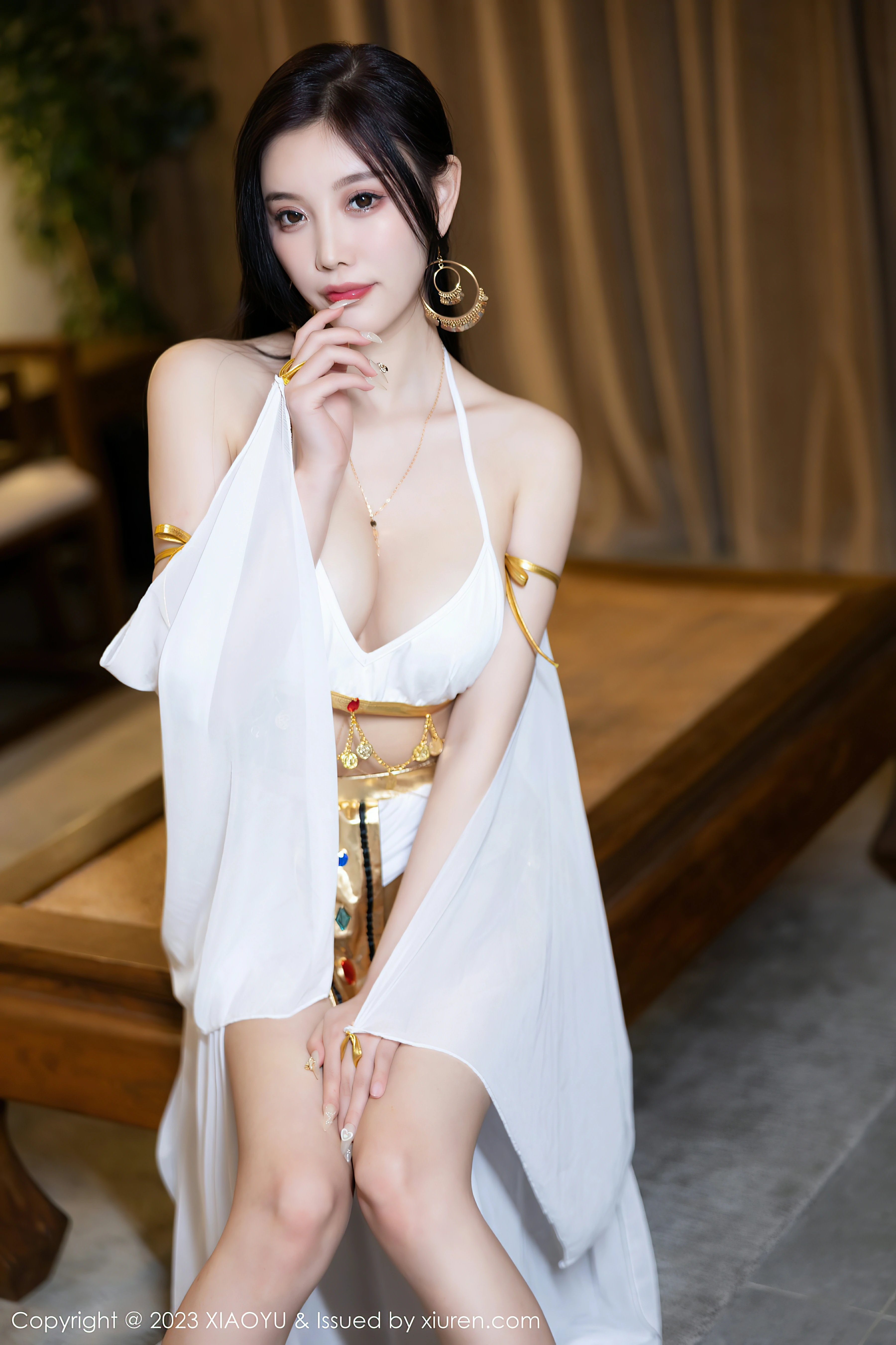 [XIAOYU语画界]YU20230224VOL0973 杨晨晨Yome 白色情趣古装舞裙性感私房写真集,0023